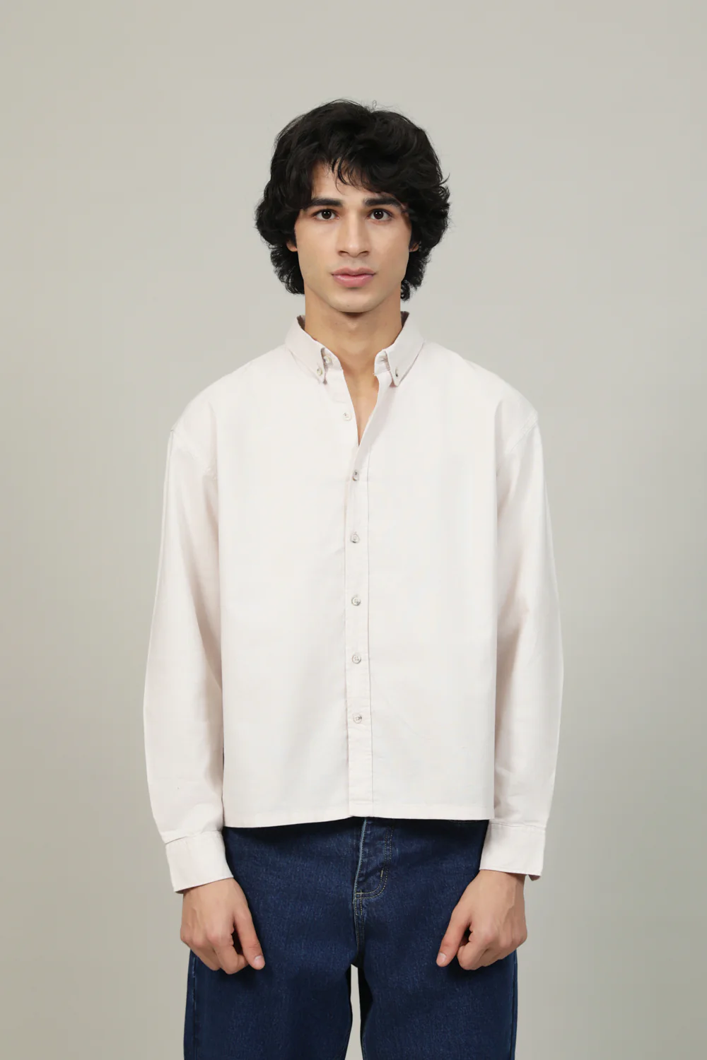 BUTTON DOWN OXFORD BOXY FIT SHIRT - Image 2
