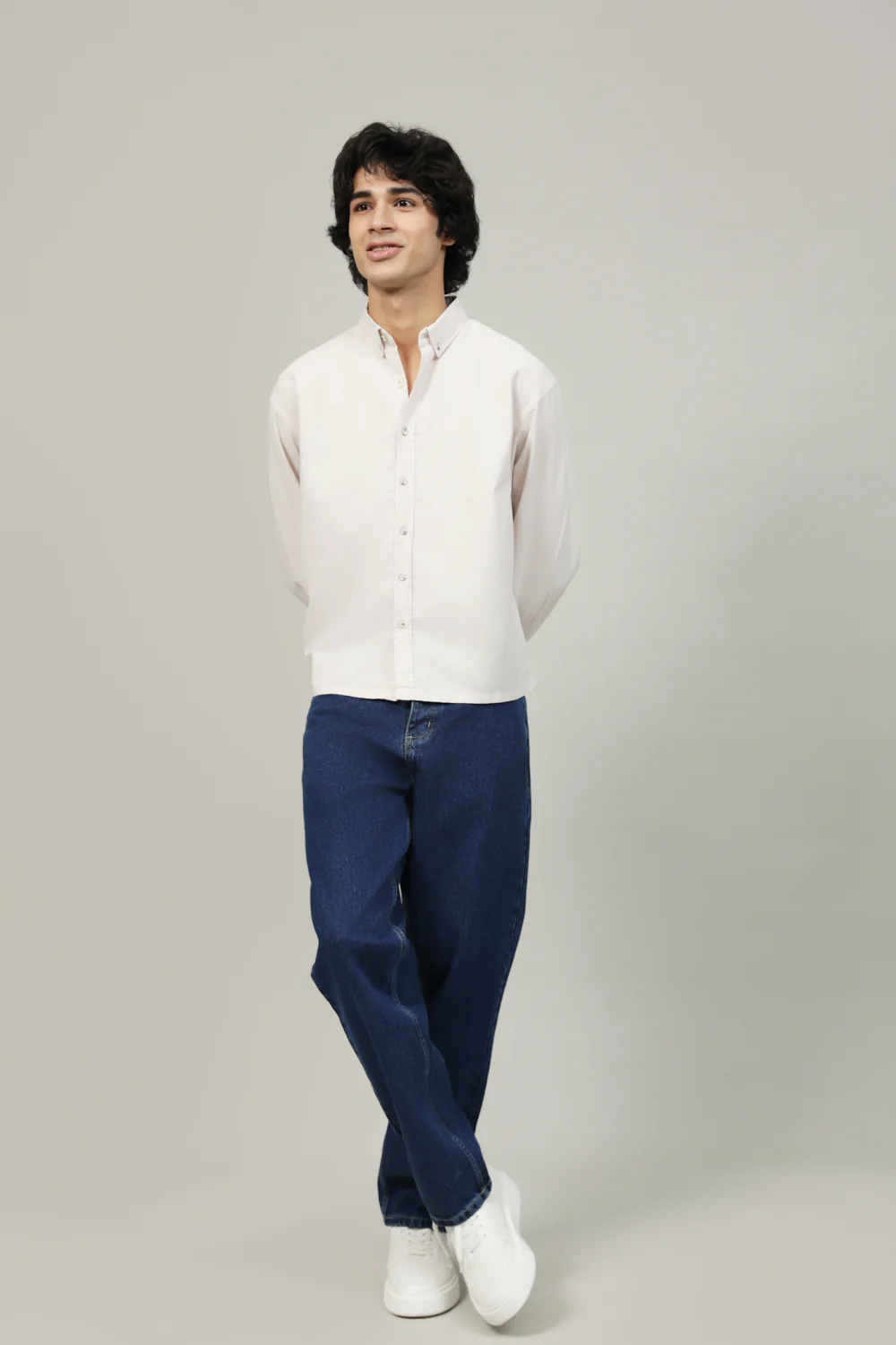 BUTTON DOWN OXFORD BOXY FIT SHIRT - Image 6