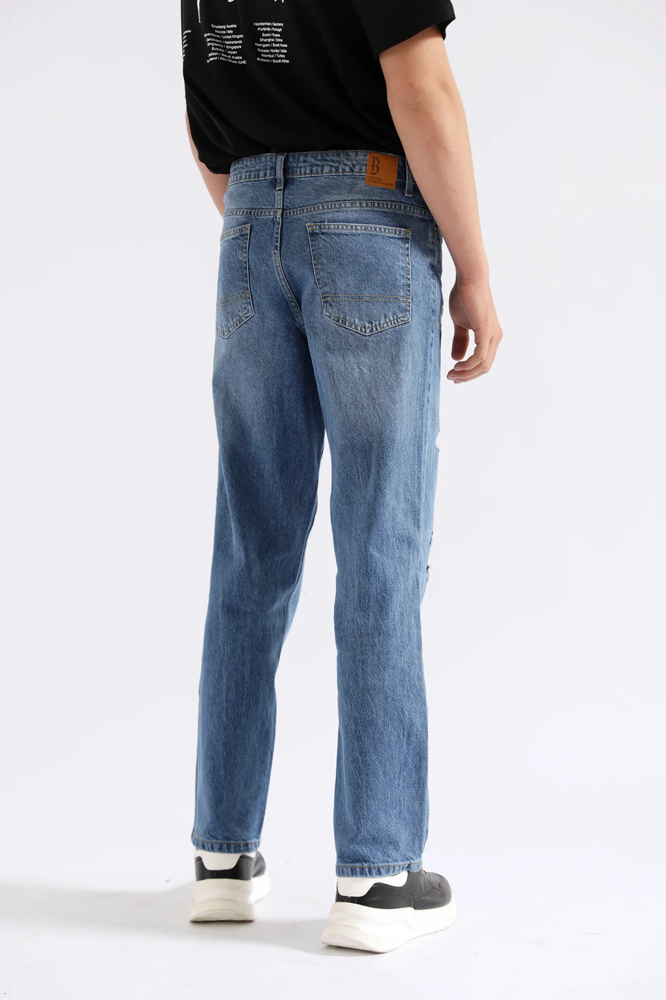ORIGINAL STRAIGHT FIT RIPPED DENIM - Image 3