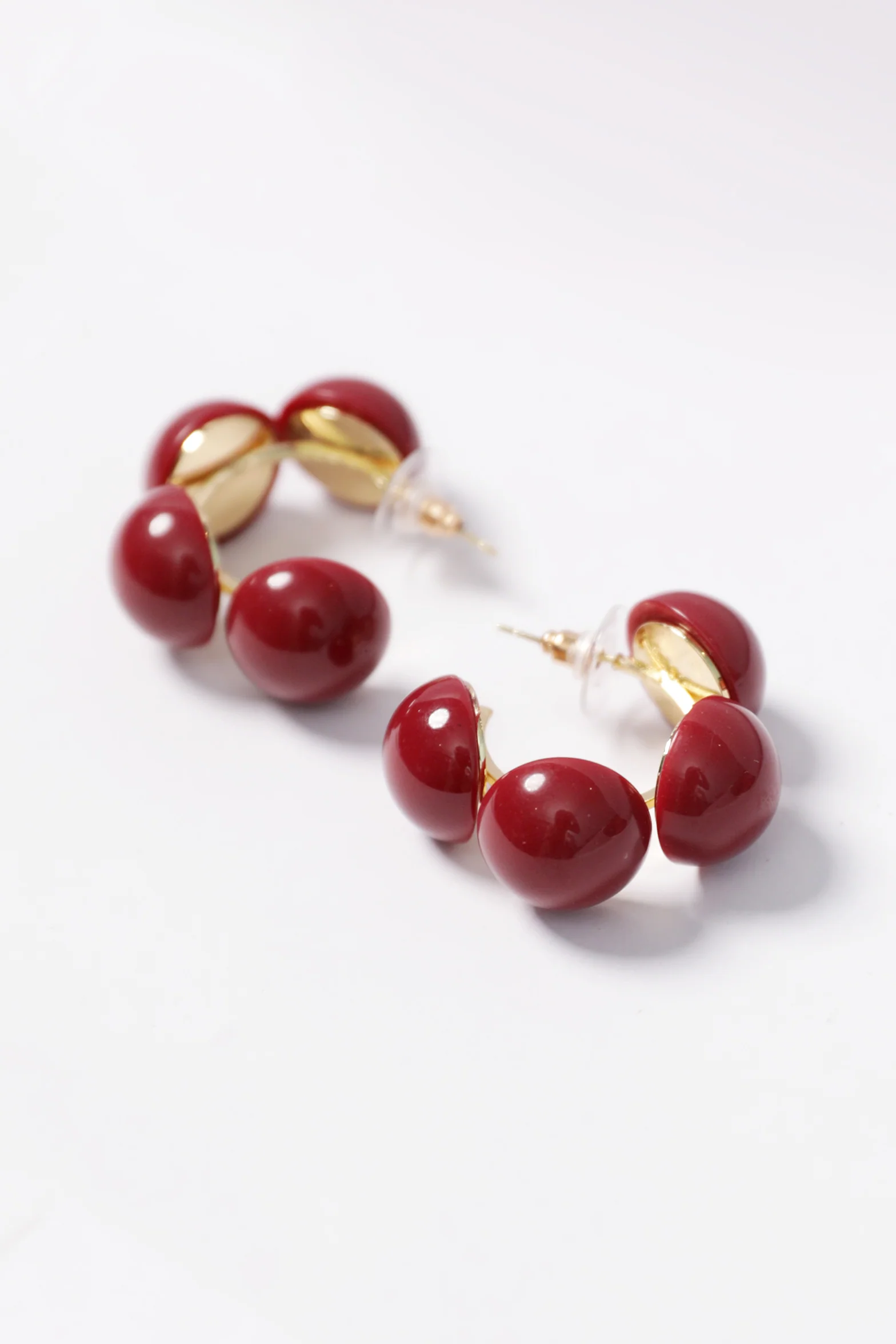 BUBBLE HOOP EARRINGS