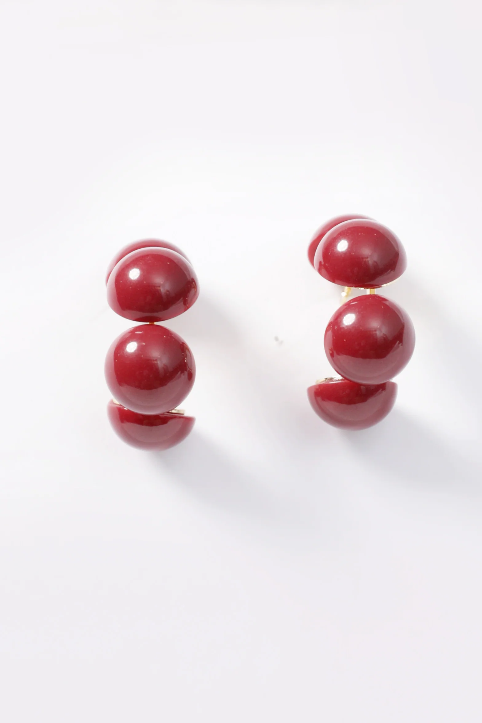 BUBBLE HOOP EARRINGS - Image 4