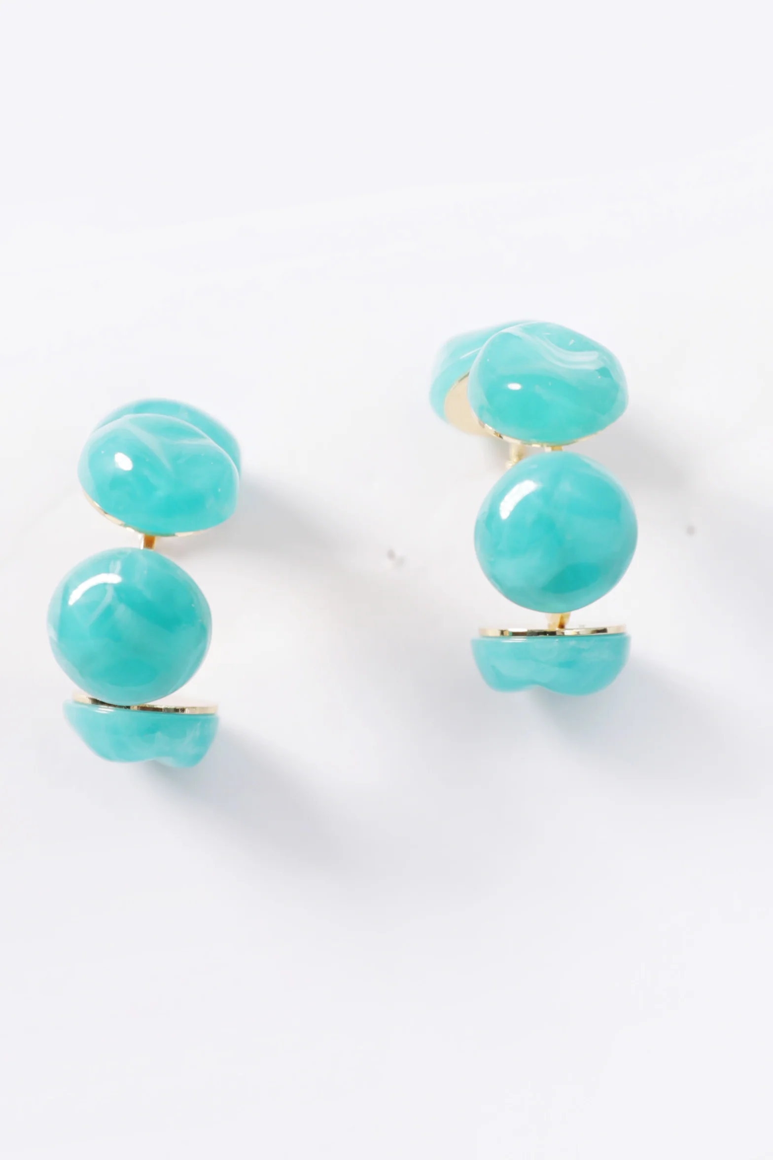 BUBBLE HOOP EARRINGS - Image 3