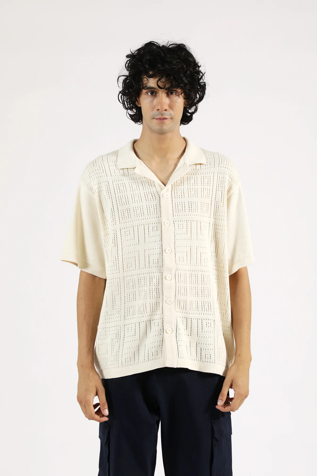 BUTTON DOWN KNITTED POLO - Image 4