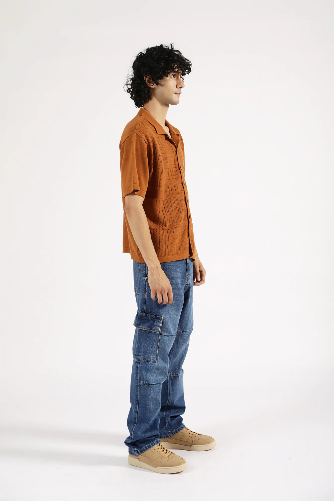 BUTTON DOWN KNITTED POLO - Image 3