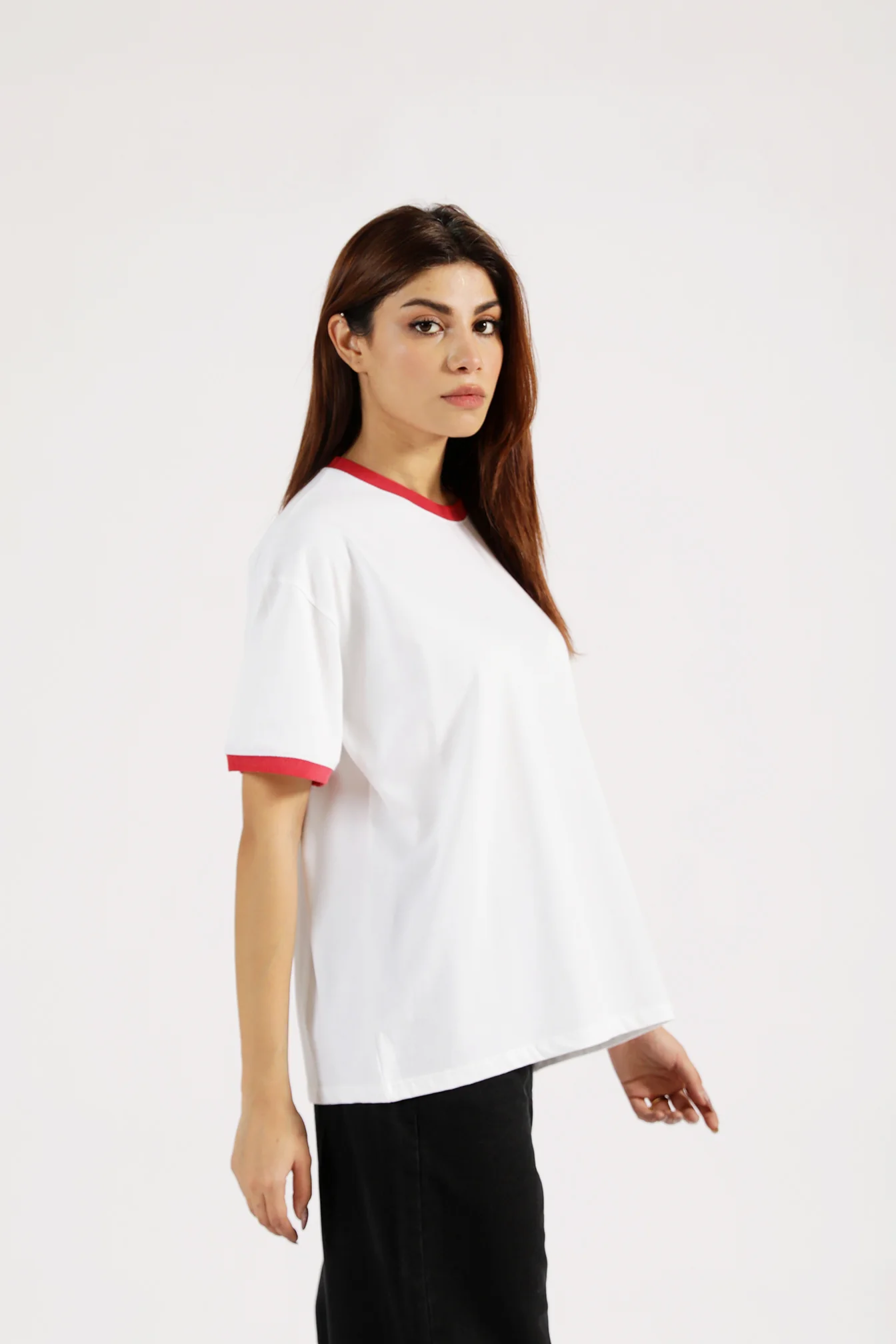 OVERSIZED CONTRAST TEE - Image 3