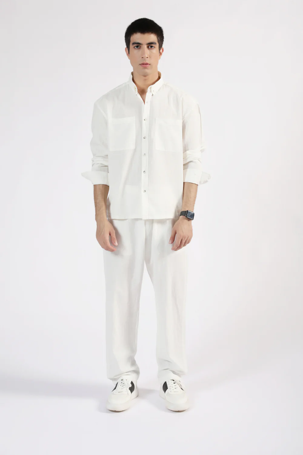 BOXY FIT LINEN SHIRT - Image 5