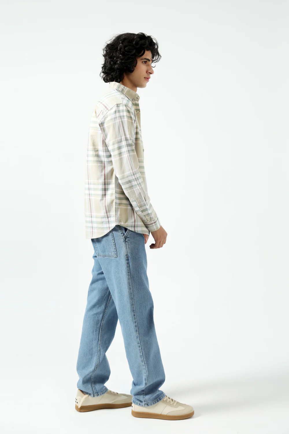 BUTTON DOWN CHECK SHIRT - Image 4