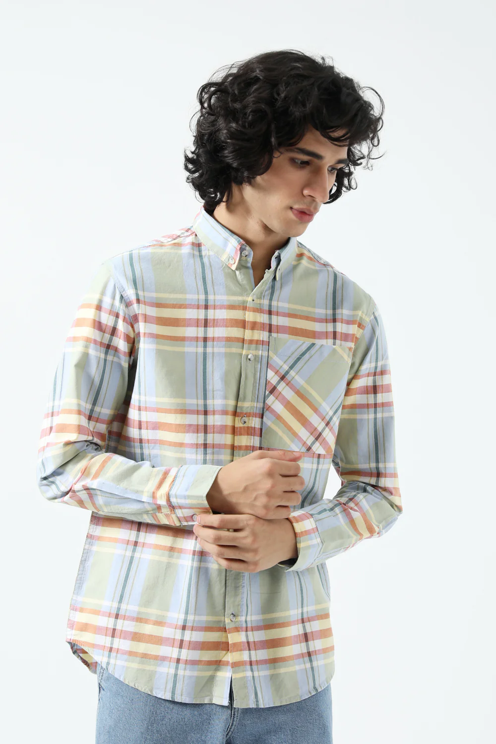 BUTTON DOWN CHECK SHIRT - Image 2