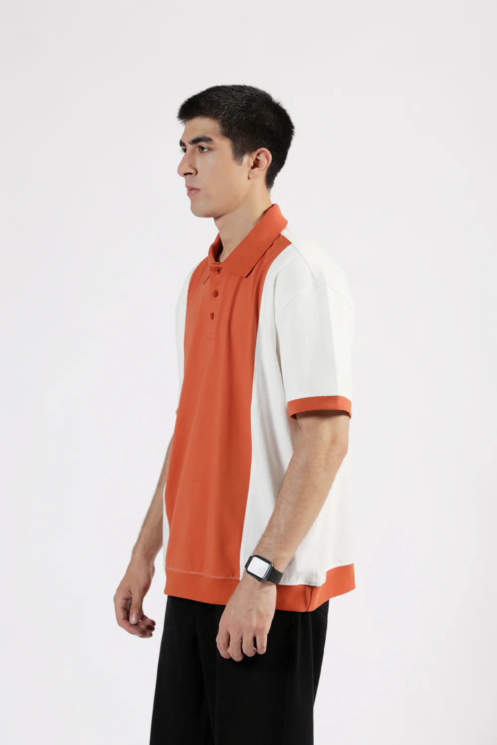 BAGGY FIT COLORBLOCK POLO - Image 2