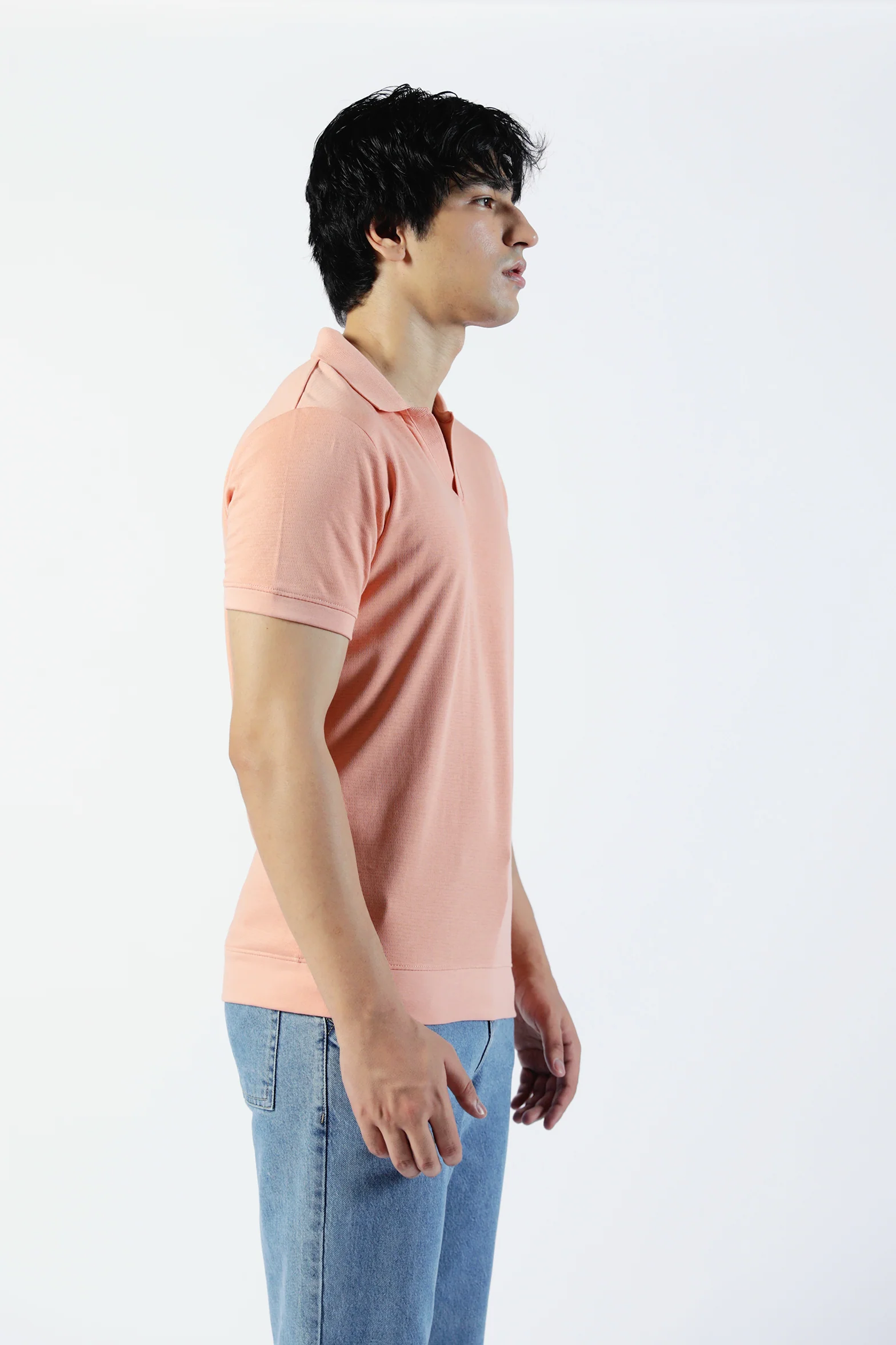 JOHNNY COLLAR TEXTURED POLO - Image 2