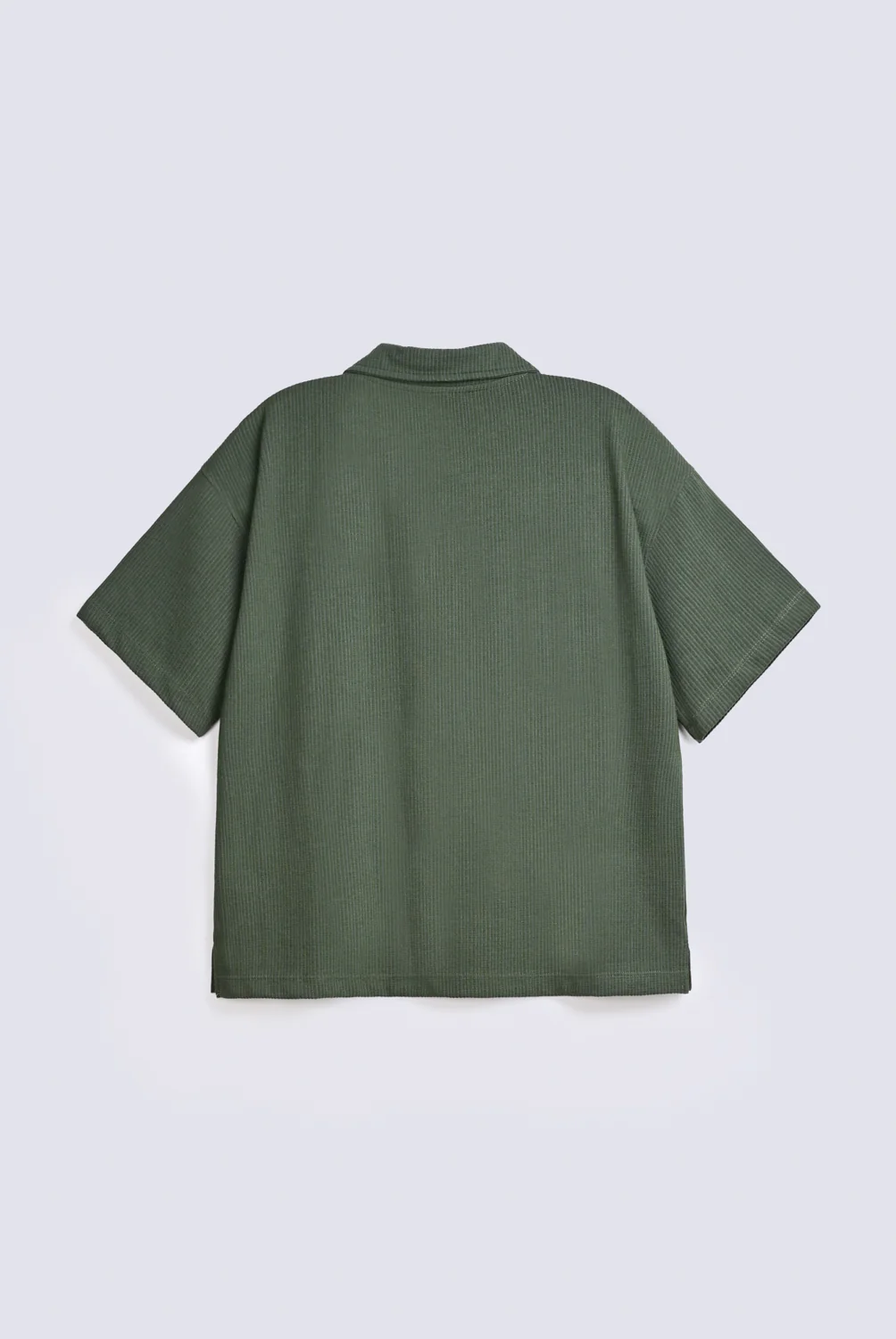 BOXY FIT TEXTURED POLO - Image 2