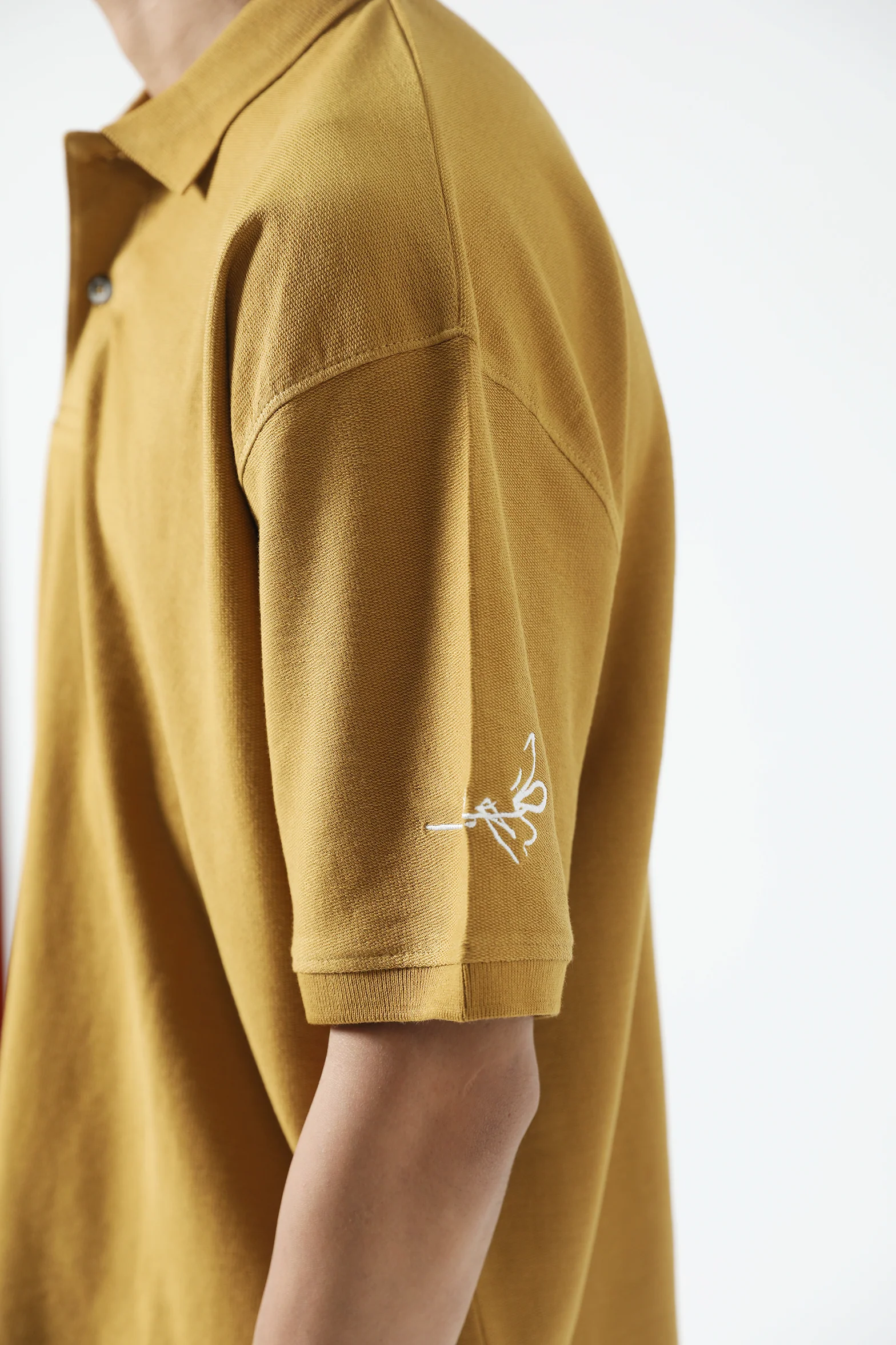 BAGGY FIT TEXTURED POLO - Image 2