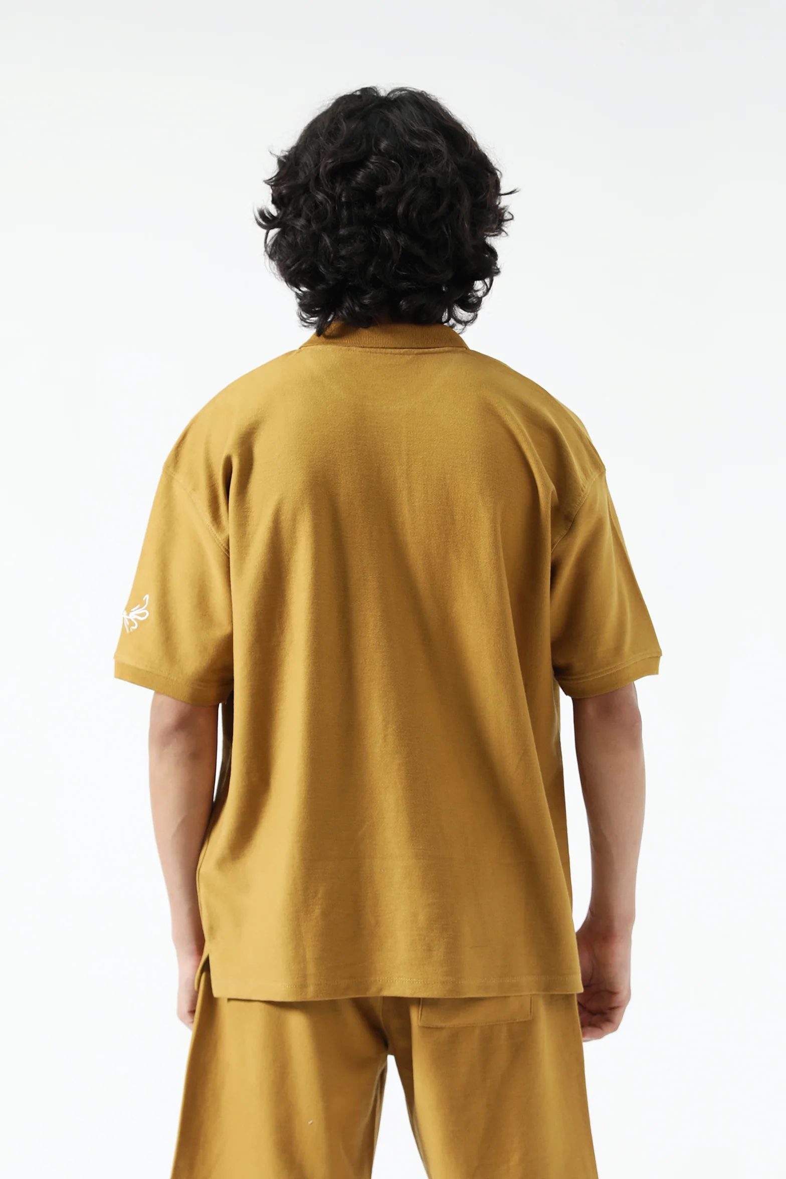 BAGGY FIT TEXTURED POLO - Image 3