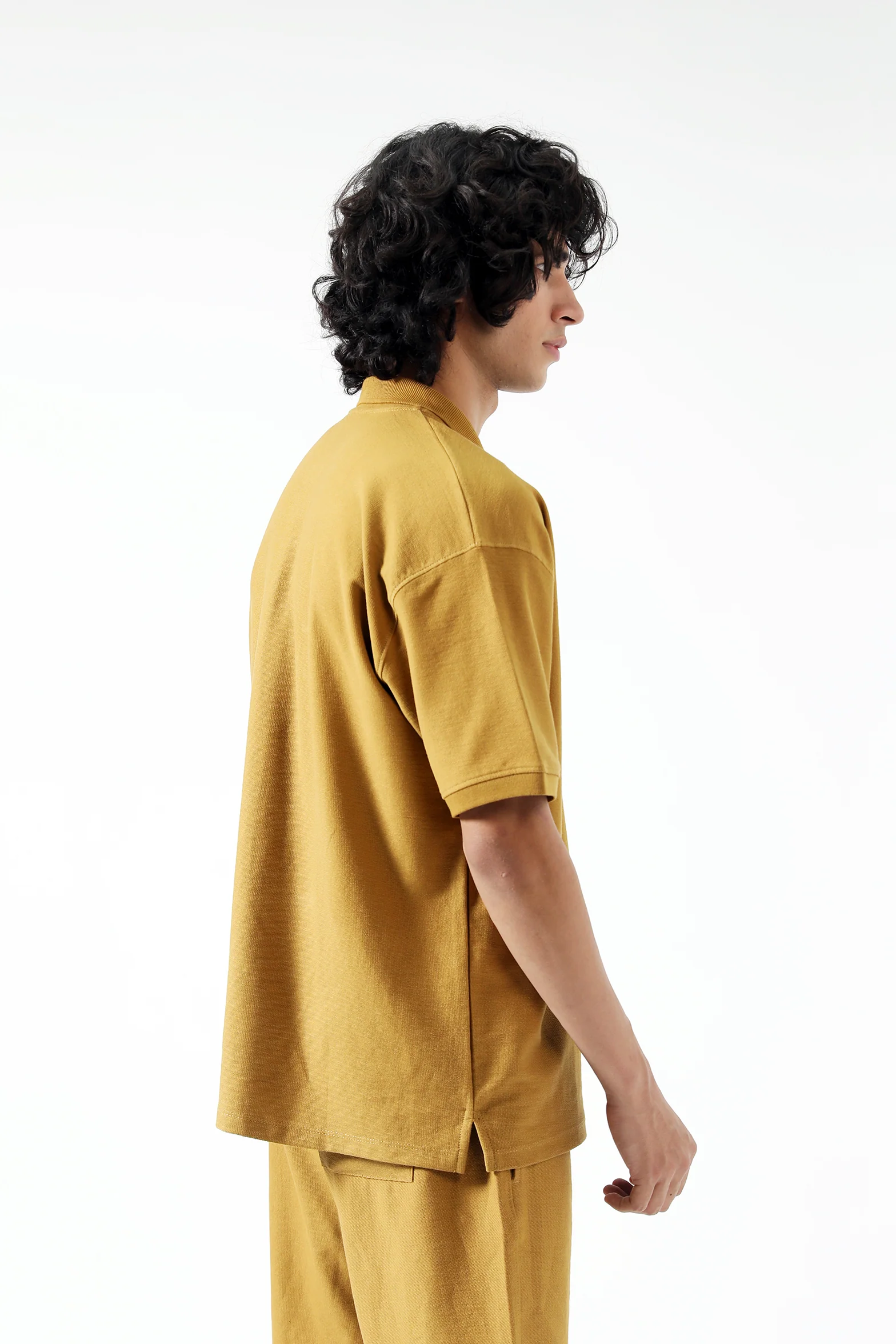 BAGGY FIT TEXTURED POLO - Image 4