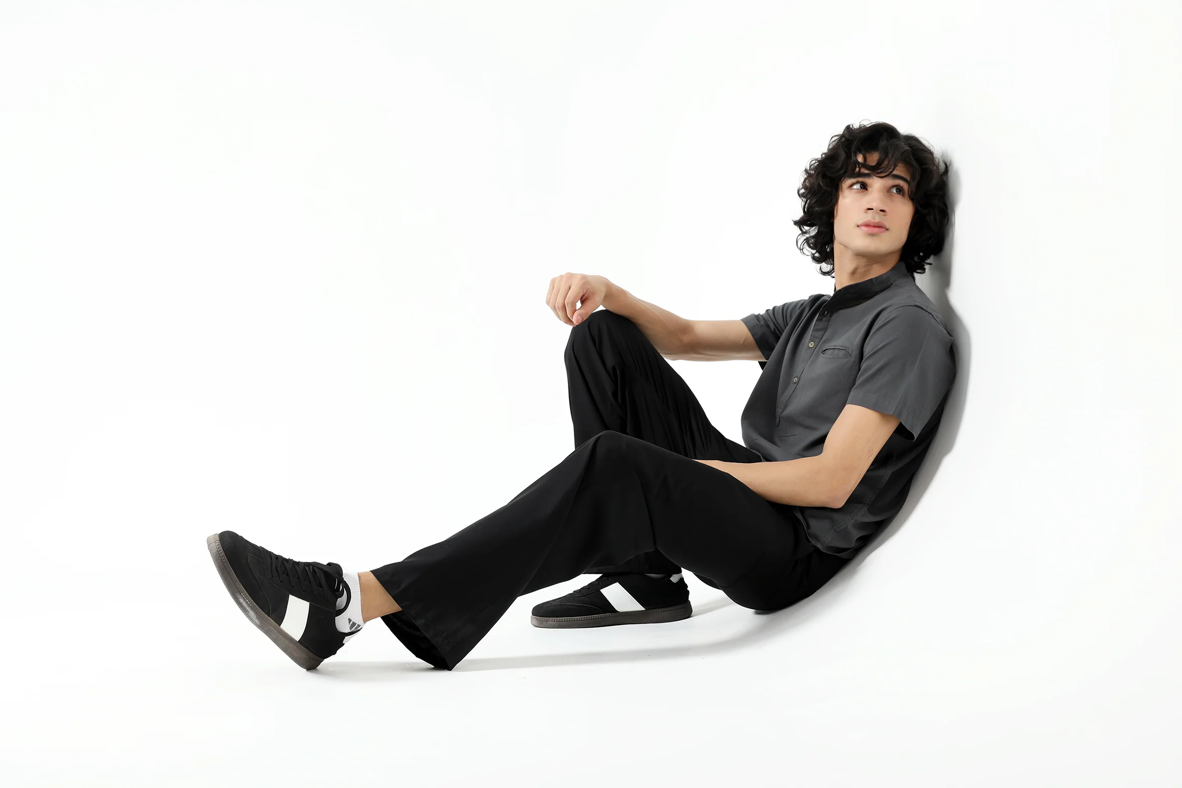 MANDARIN COLLAR SHIRT - Image 3