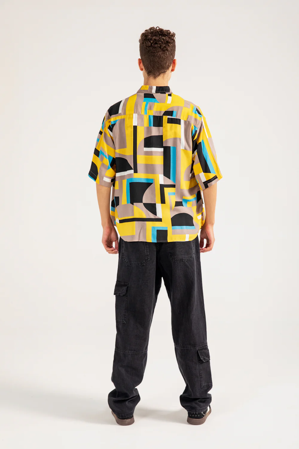 BAGGY FIT RESORT COLLAR PRINTED SHIRT - Image 3