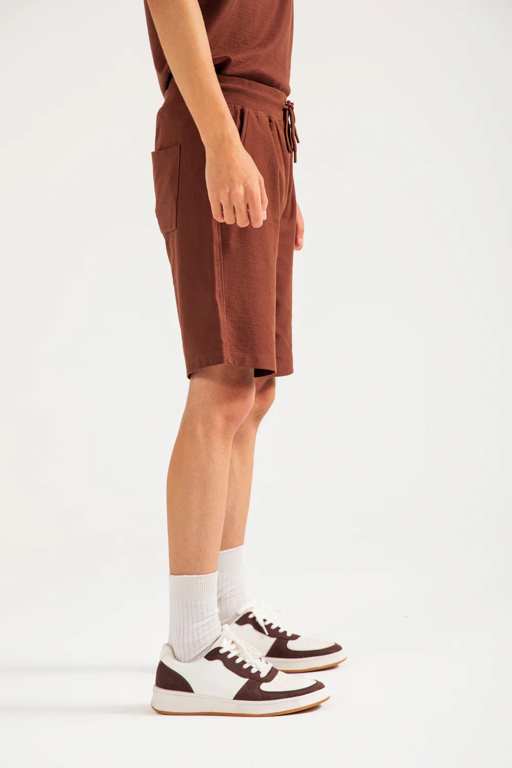 TEXTURED KNIT SHORT - Image 2