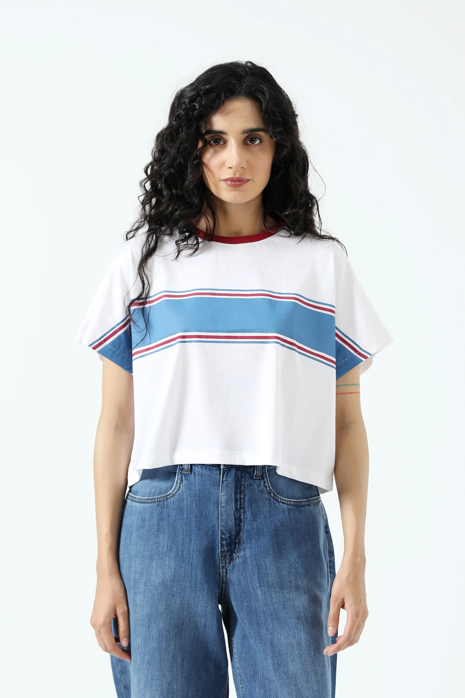 KIMONO STRIPED TOP - Image 4