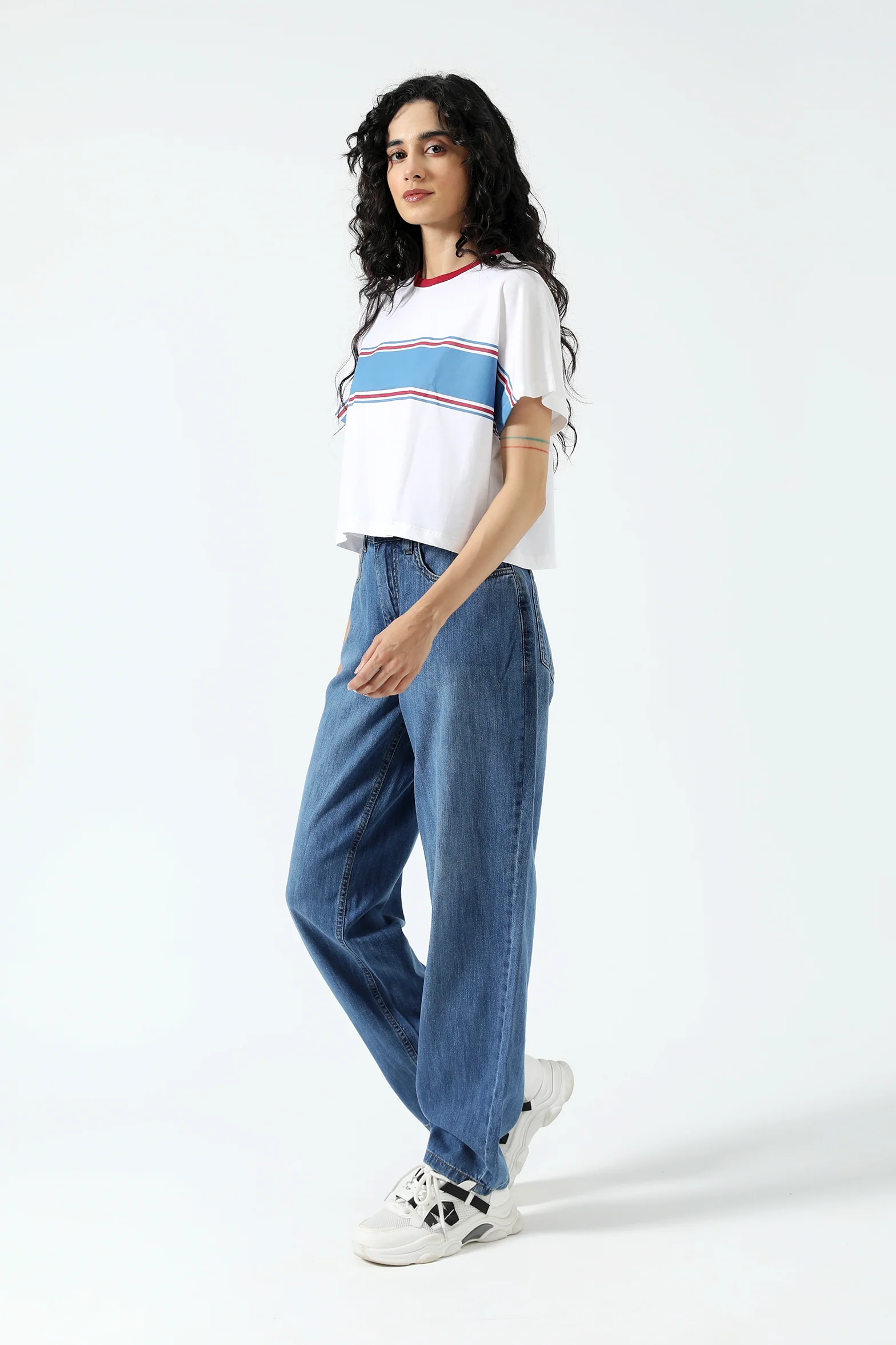 KIMONO STRIPED TOP - Image 6