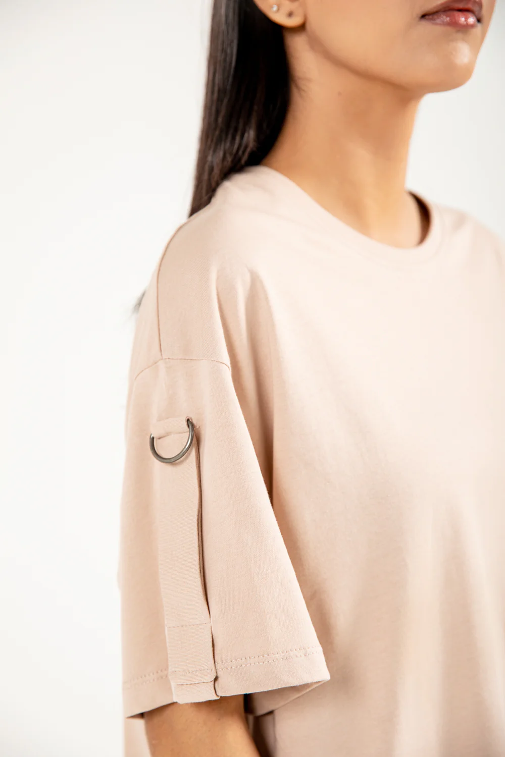 OVERSIZED SHIRT WITH SLEEVE DETAIL - Image 2