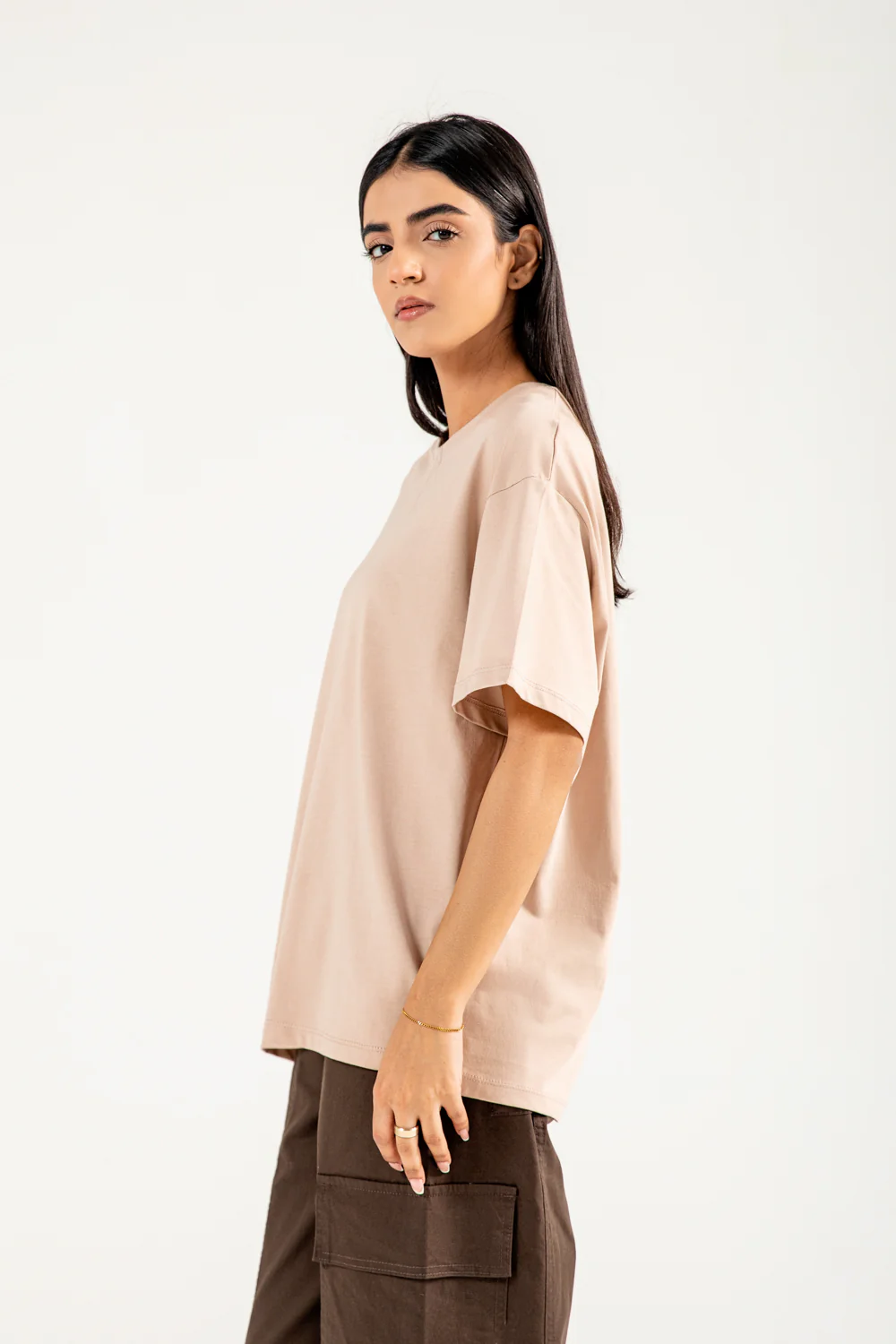 OVERSIZED SHIRT WITH SLEEVE DETAIL - Image 3