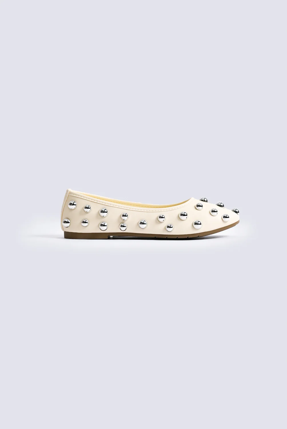 BALLET FLATS WITH CHUNKY STUDS - Image 3