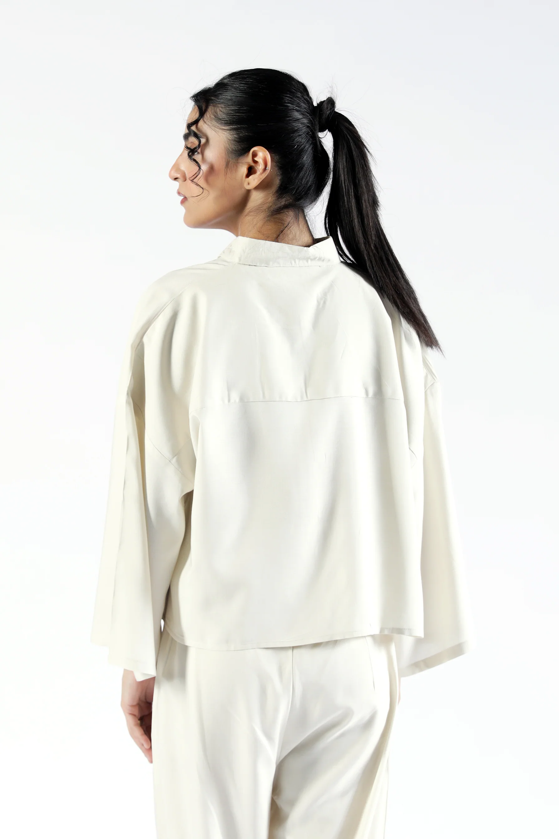 BOXY FIT LINEN TOP - Image 5