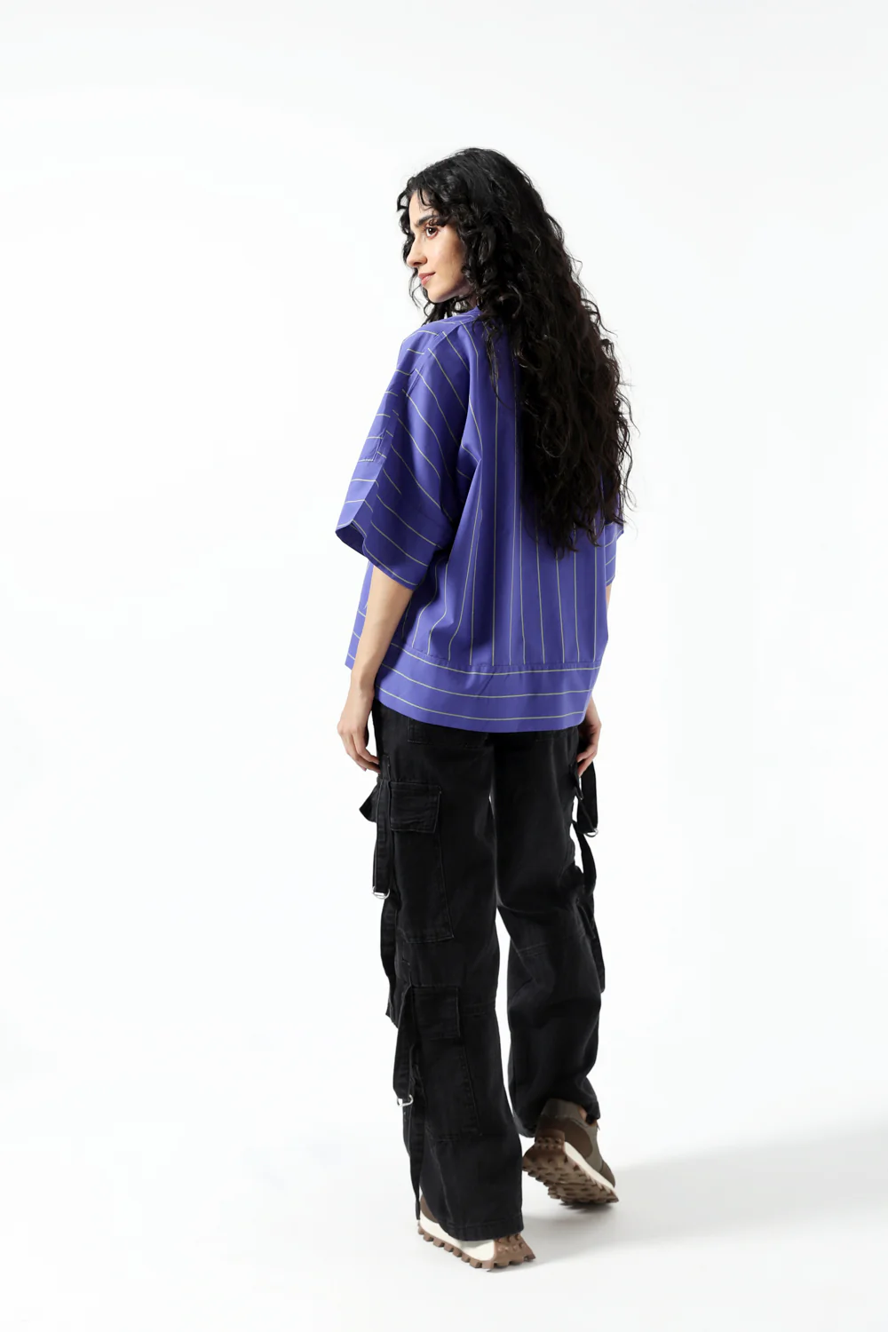 STRIPED KIMONO TOP - Image 3