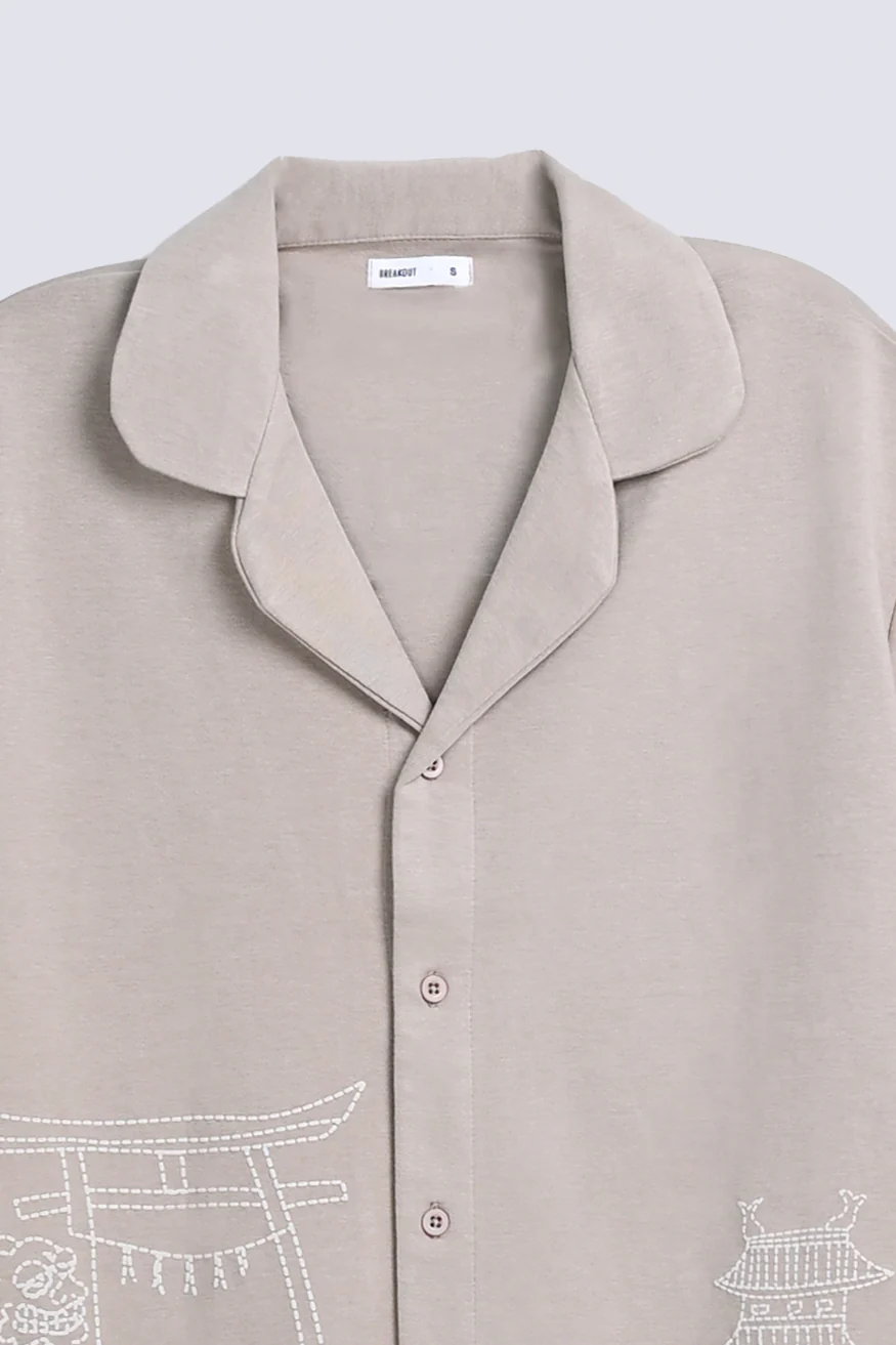 KNITTED PRINTED SHIRT - Image 3
