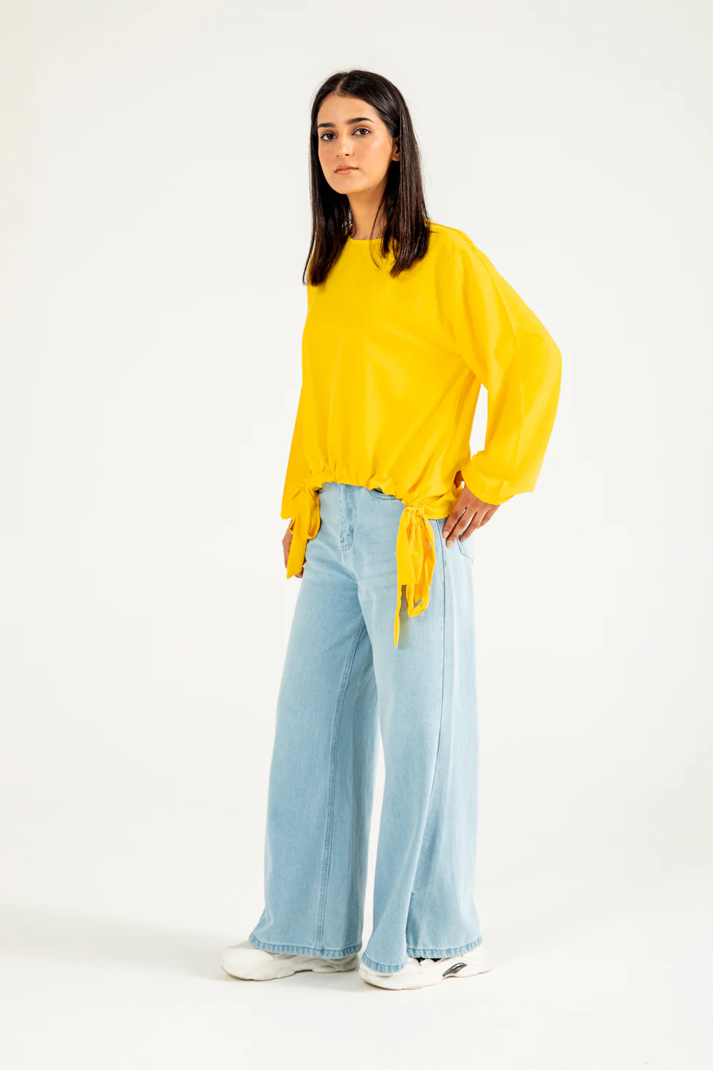 TOP WITH HEM DETAIL - Image 2