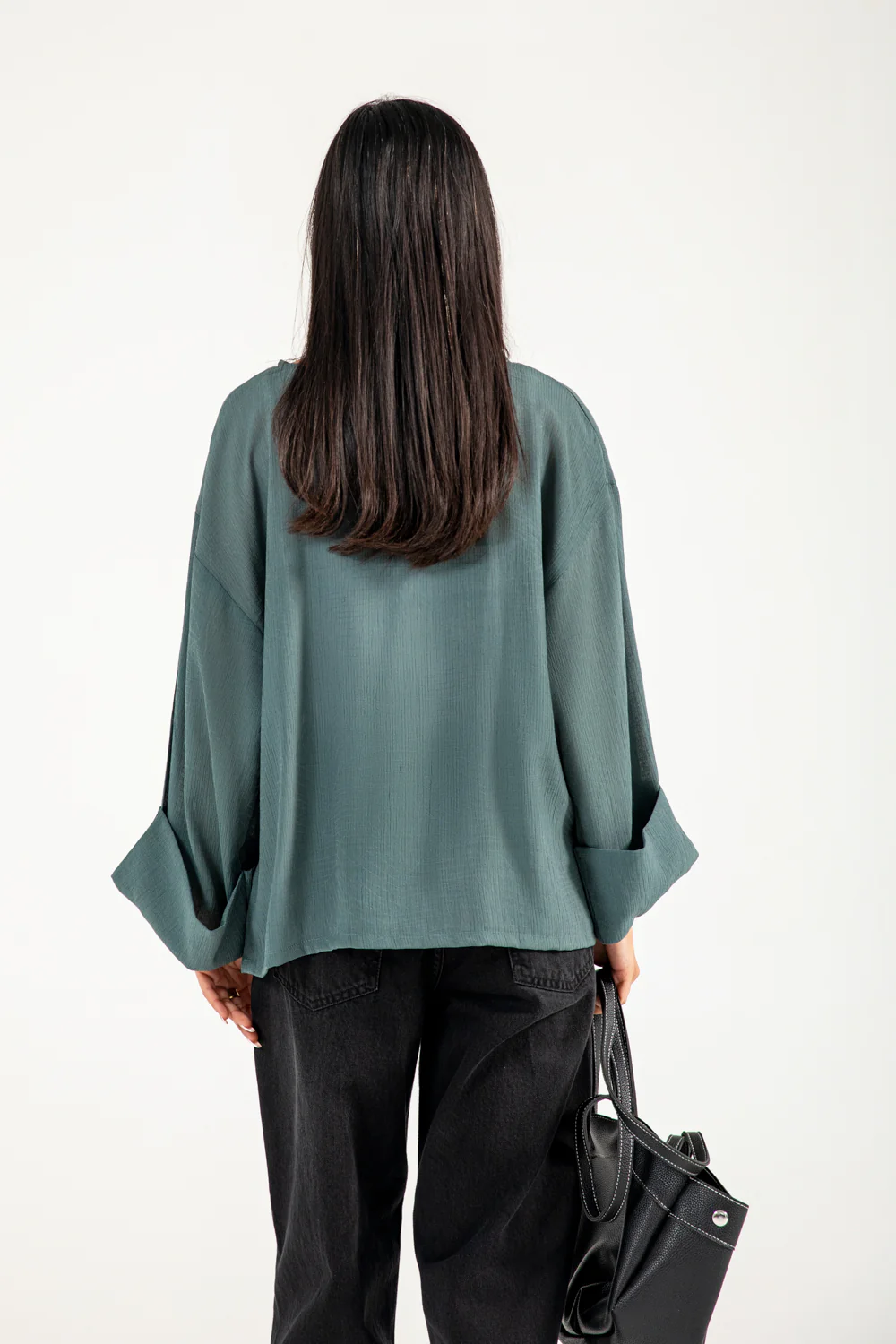 JACQUARD OVERSIZED TOP - Image 3