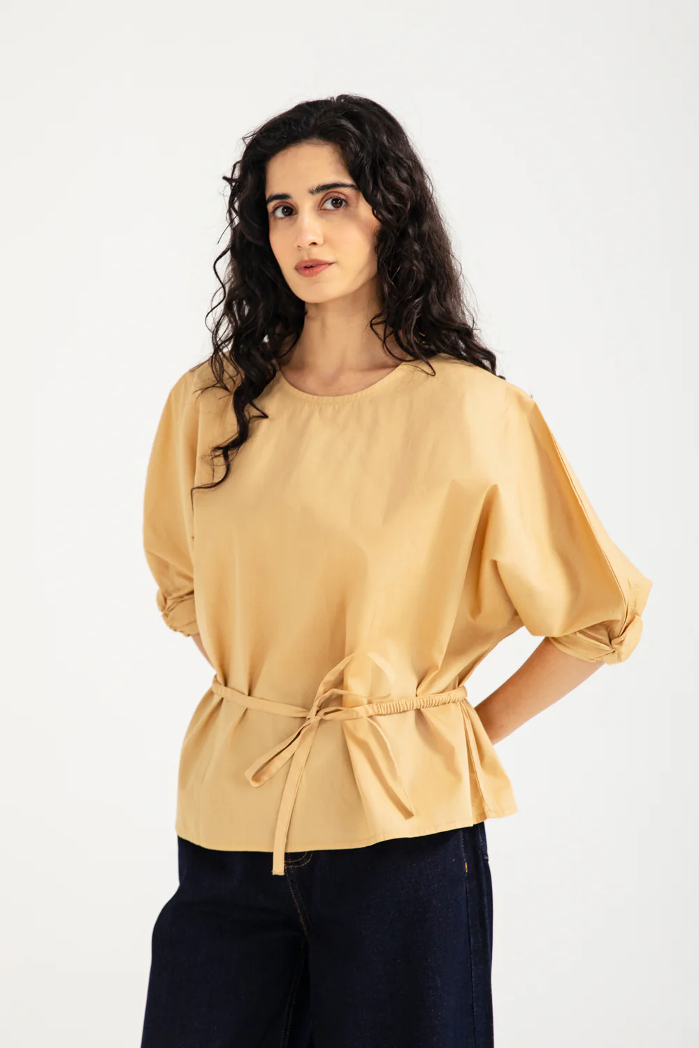 TOP WITH SLEEVE DETAIL - Image 2