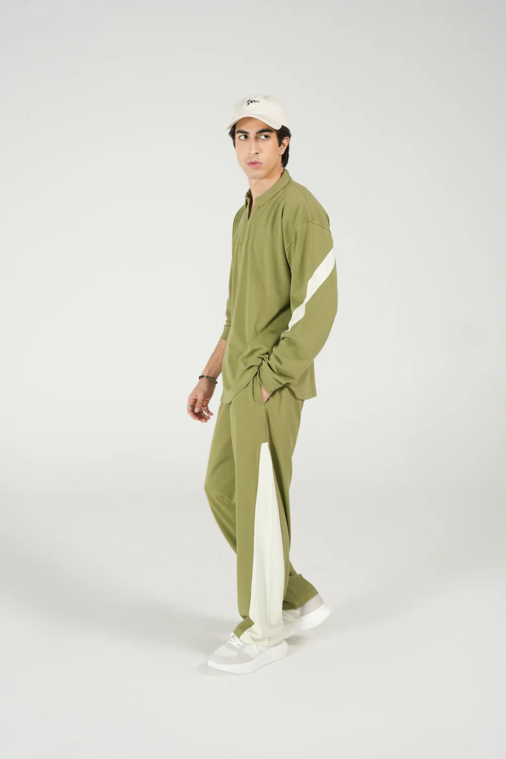 BAGGY FIT FULL SLEEVE POLO - Image 2