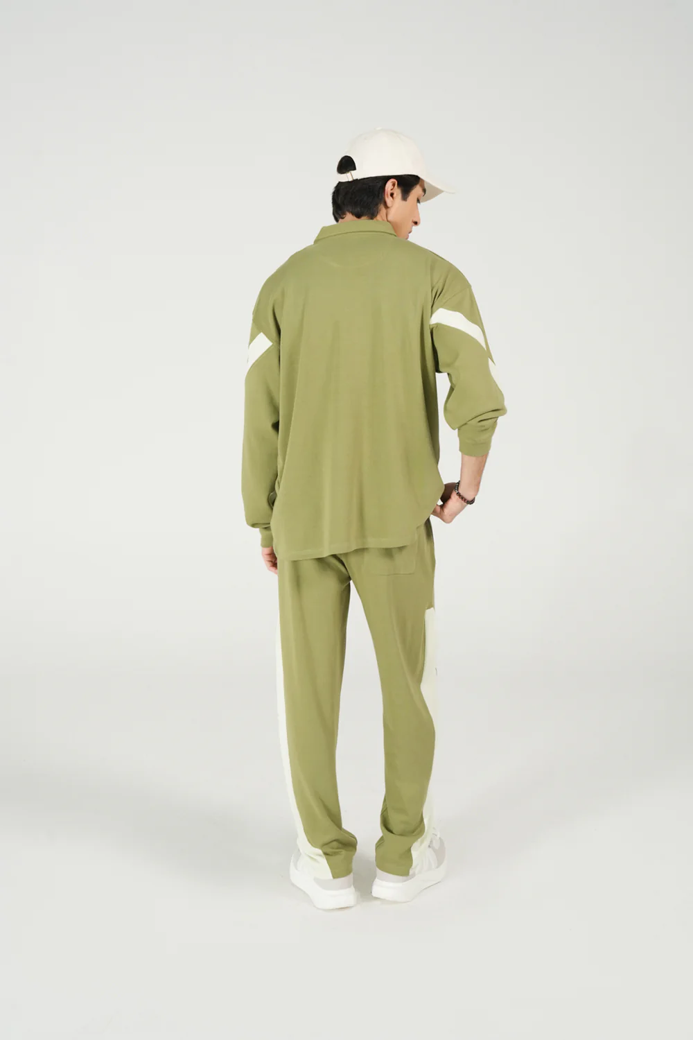 BAGGY FIT FULL SLEEVE POLO - Image 3