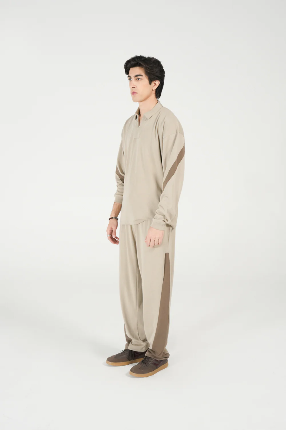 BAGGY FIT FULL SLEEVE POLO - Image 2