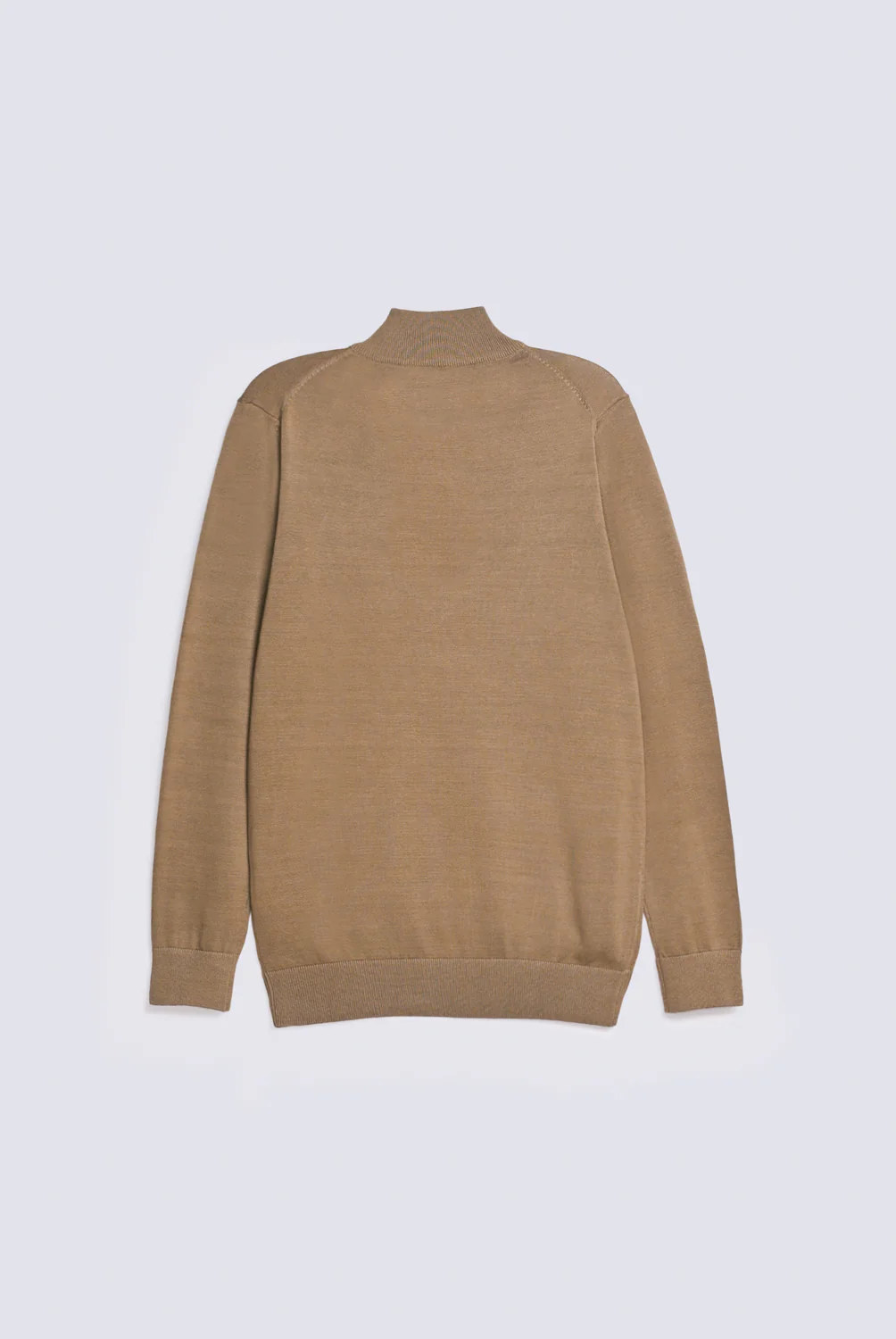FULL SLEEVE ZIP PLACKET KNITTED POLO - Image 2