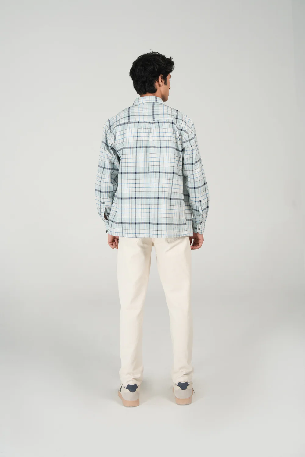 BUTTON DOWN OXFORD CHECK SHIRT - Image 3