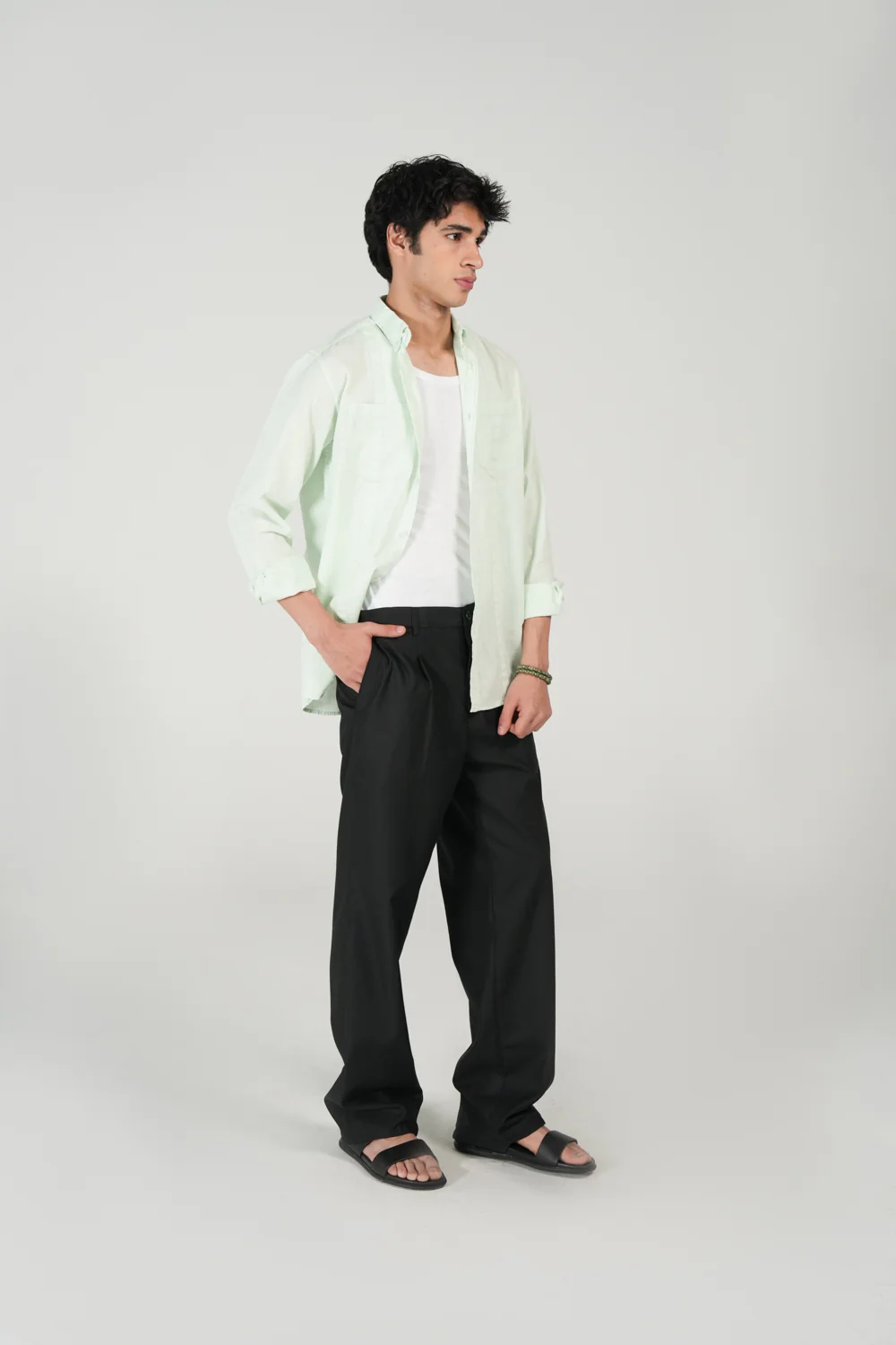BUTTON DOWN LINEN SHIRT - Image 2