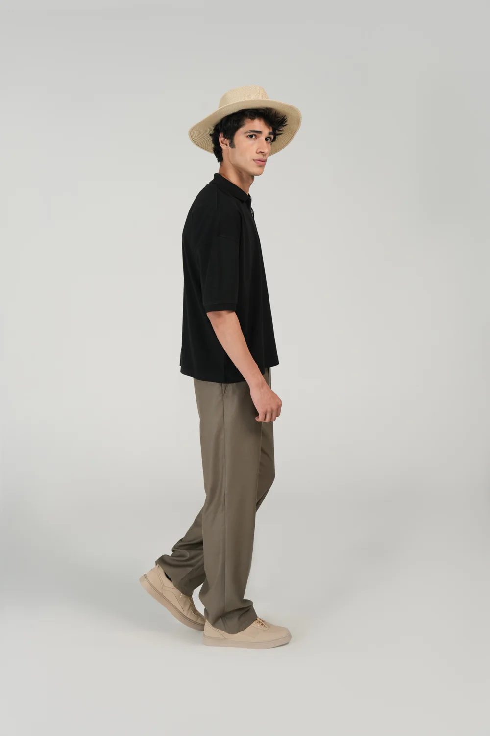 BOXY FIT ZIP PLACKET POLO - Image 2