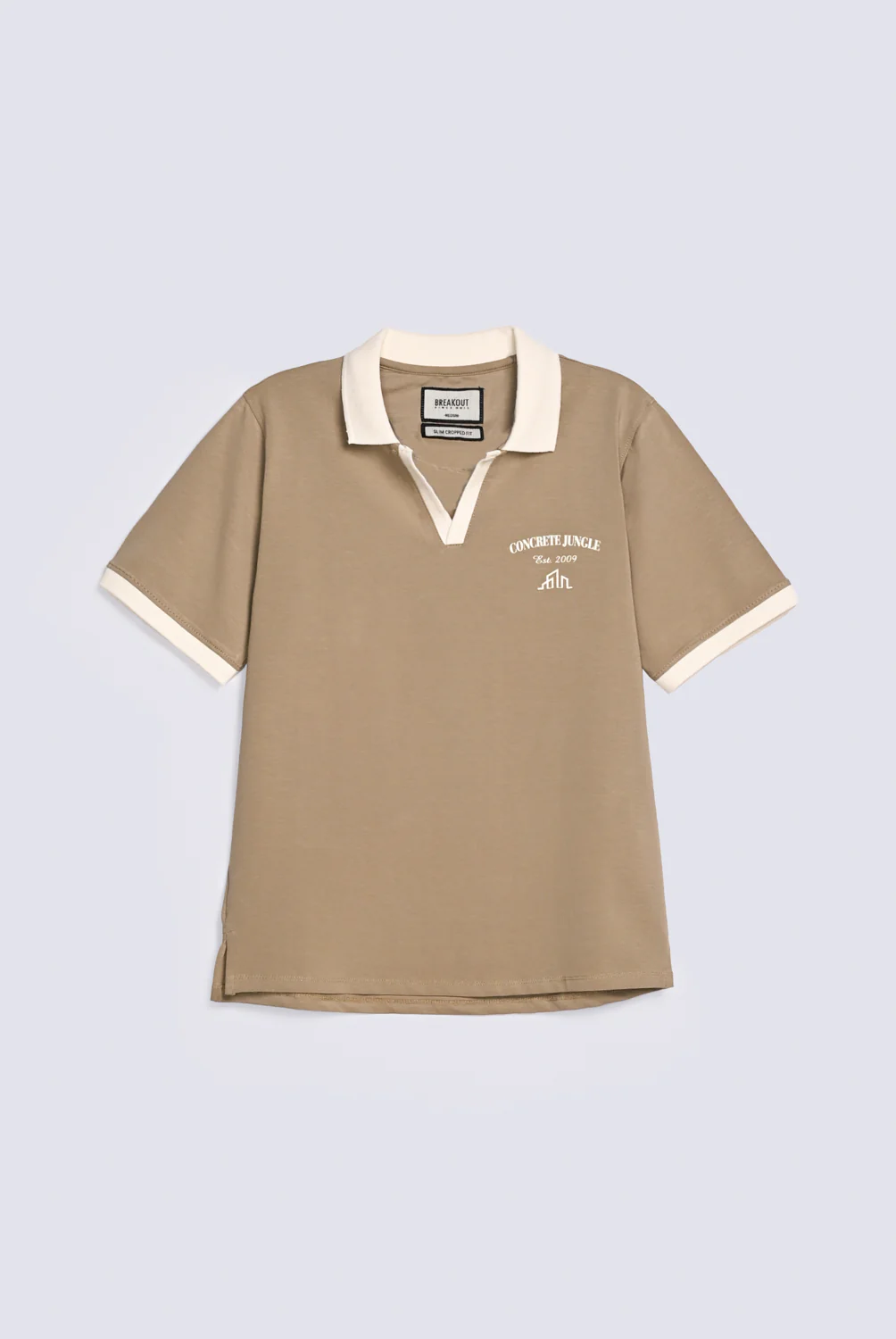 SLIM CROPPED FIT JOHNNY COLLAR POLO - Image 3