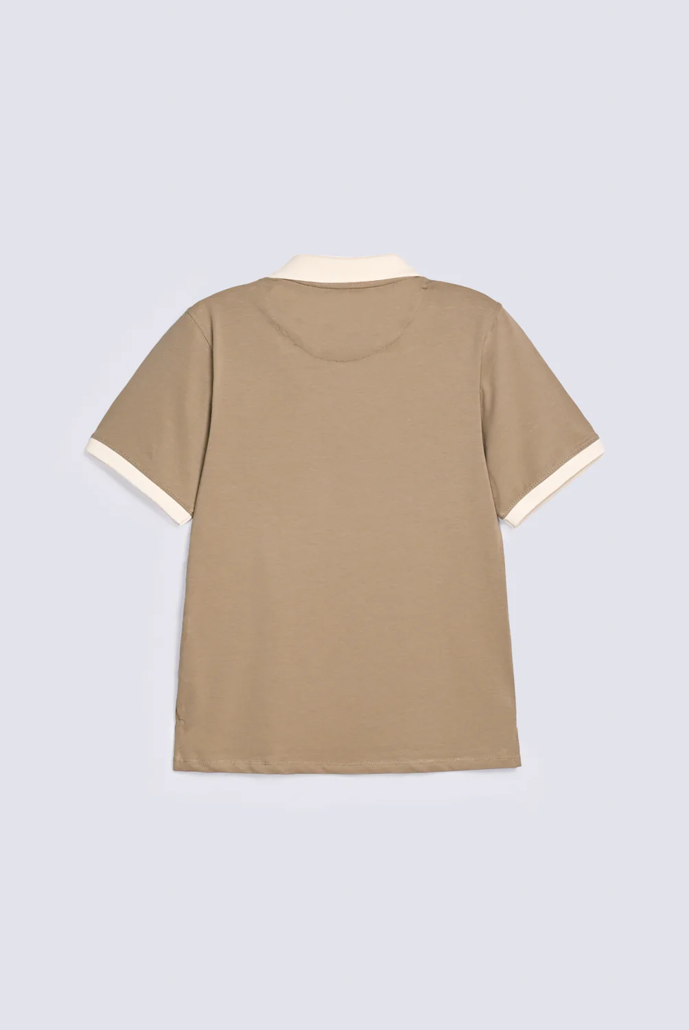 SLIM CROPPED FIT JOHNNY COLLAR POLO - Image 4