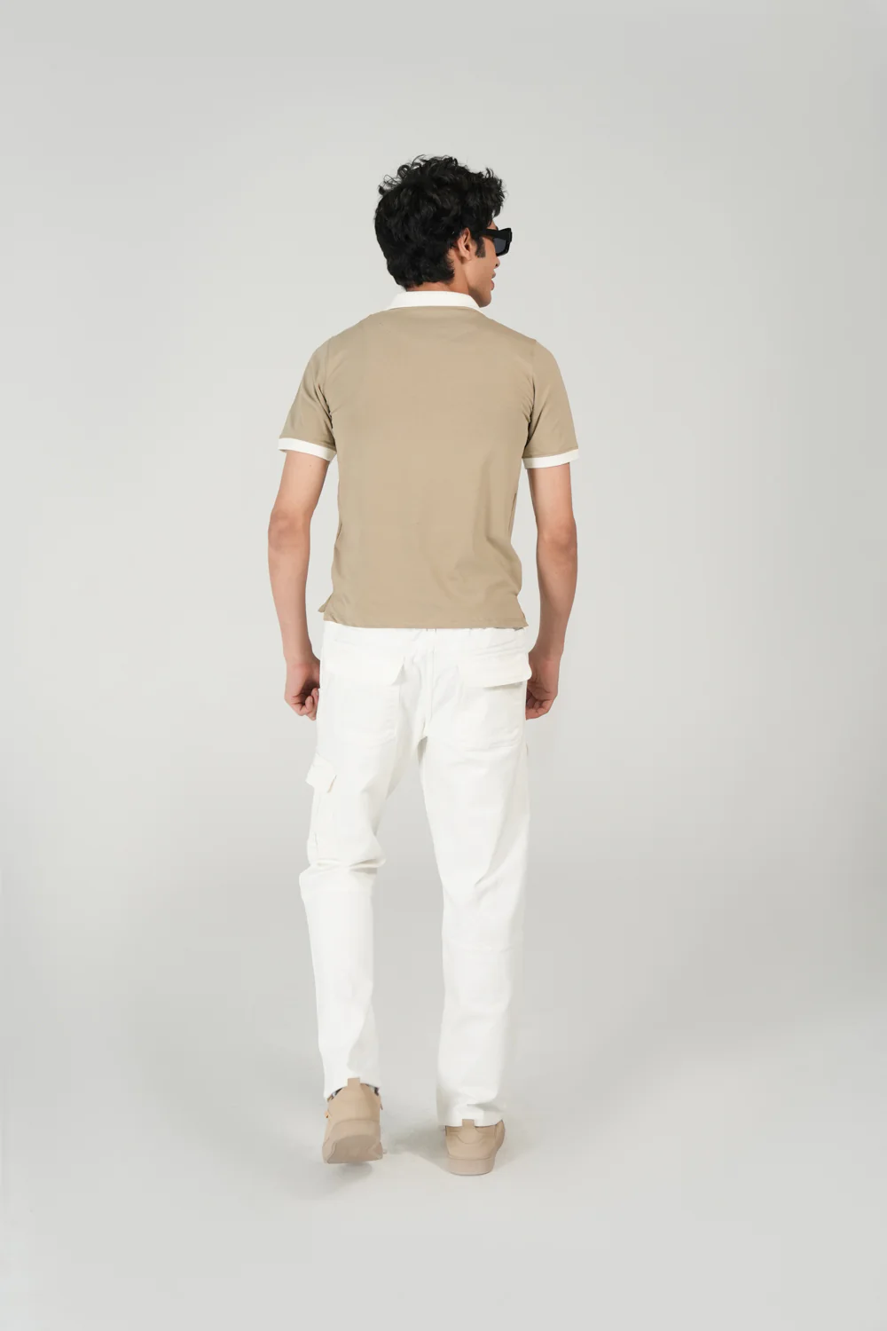SLIM CROPPED FIT JOHNNY COLLAR POLO - Image 5