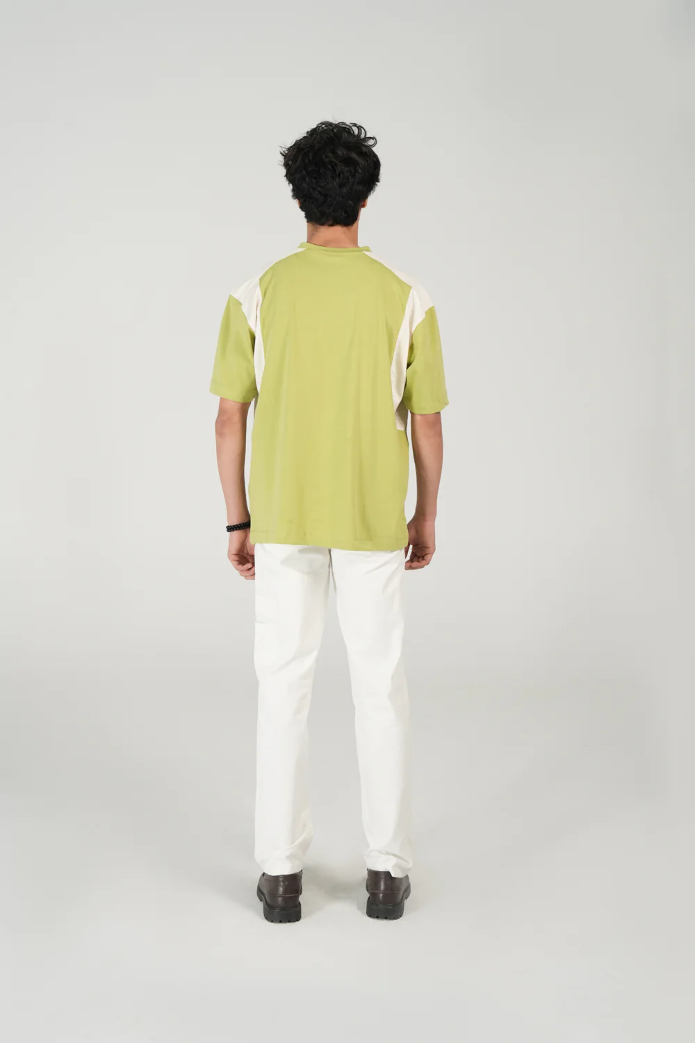 BAGGY FIT CONTRAST PANEL TEE - Image 5