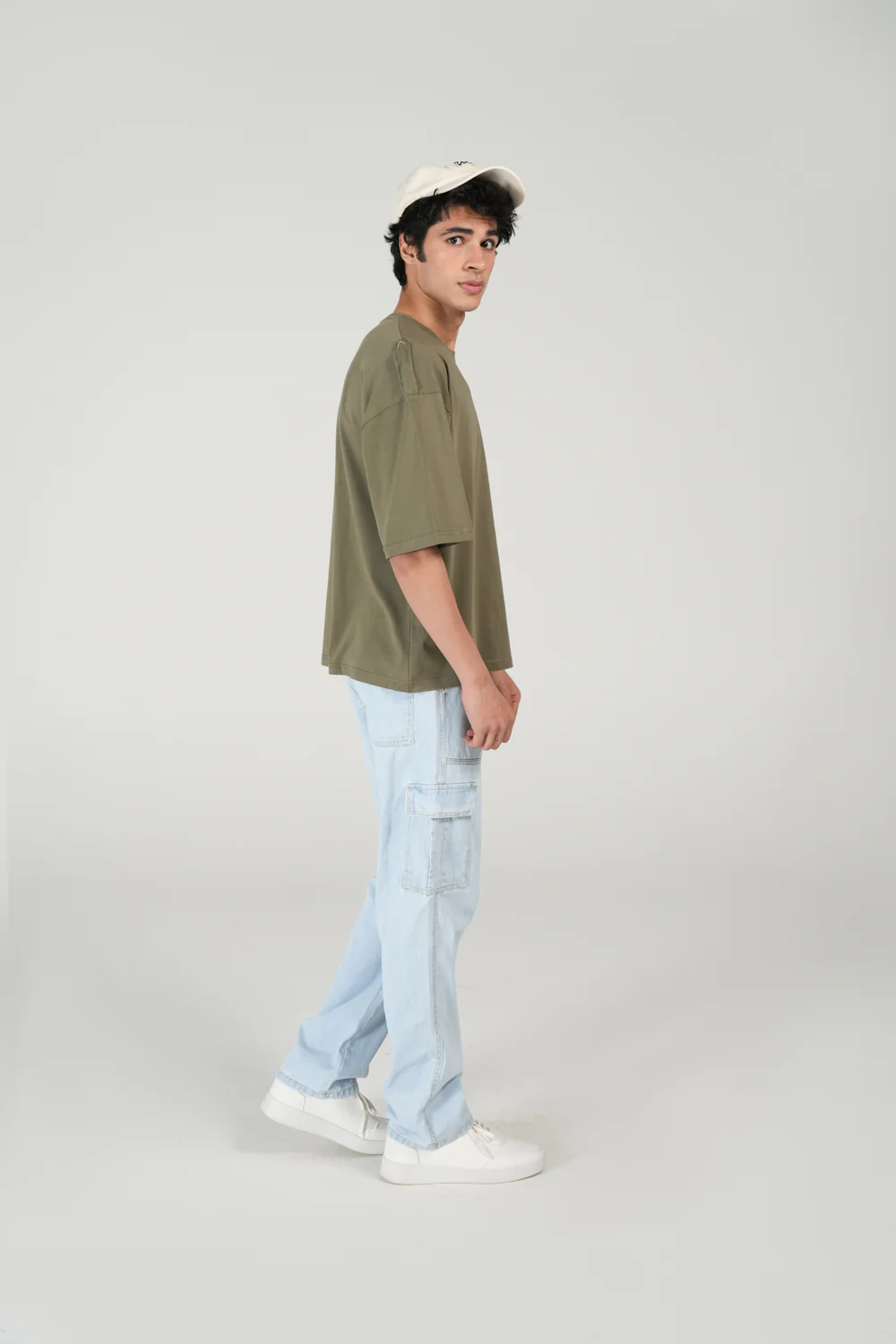 BOXY FIT CREW NECK TEE - Image 2