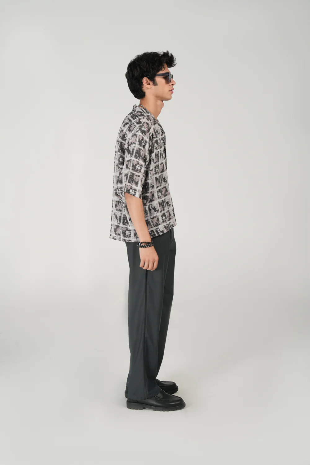 BOXY FIT RESORT COLLAR SHIRT - Image 3