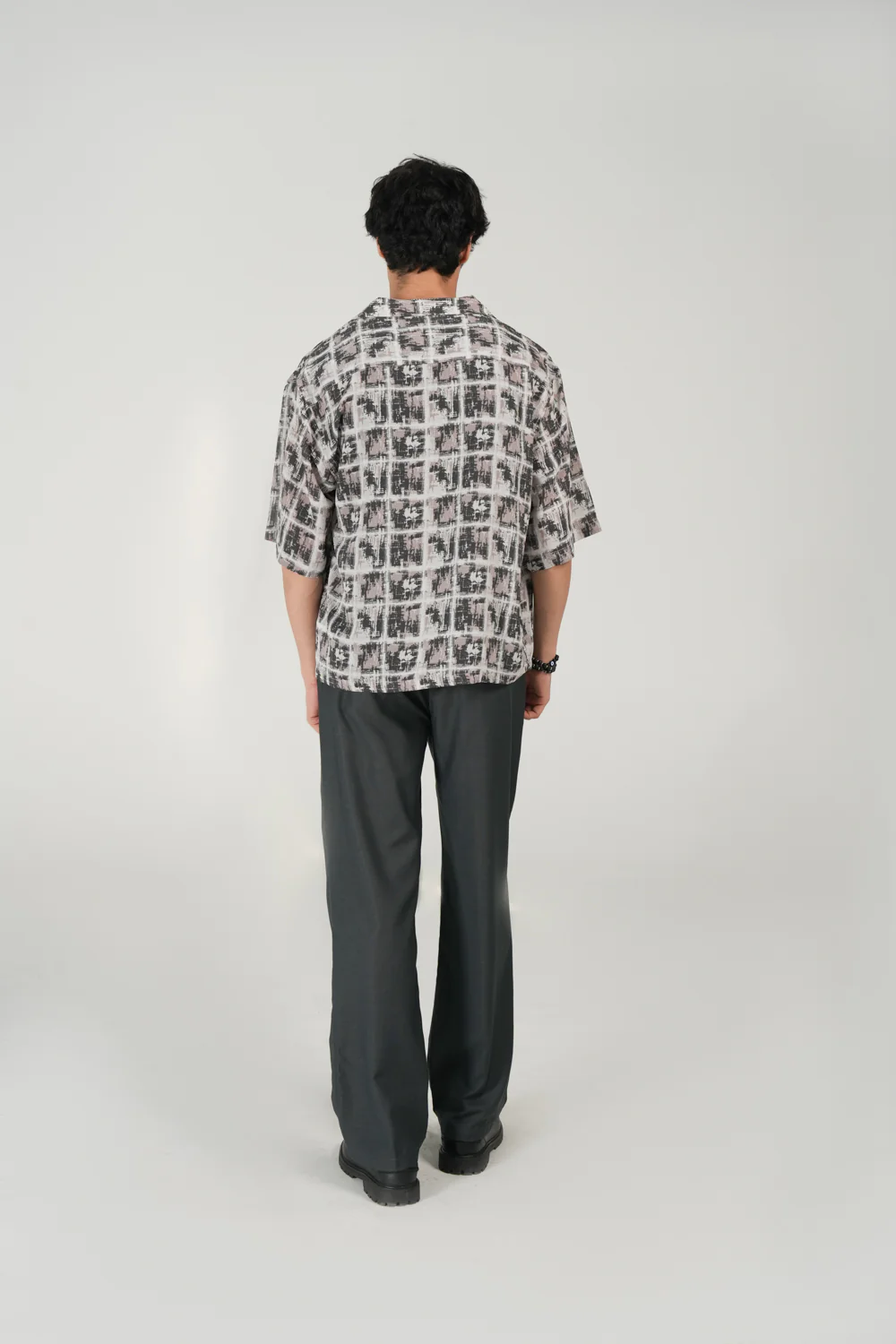 BOXY FIT RESORT COLLAR SHIRT - Image 4