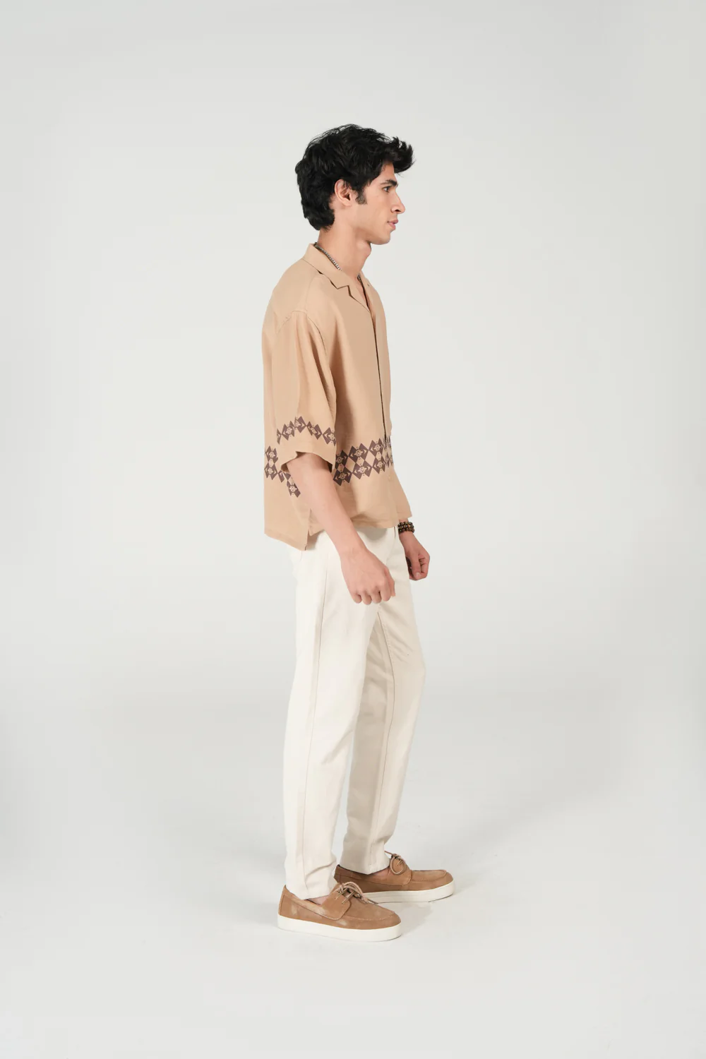 BOXY FIT RESORT COLLAR PRINTED SHIRT - Image 2