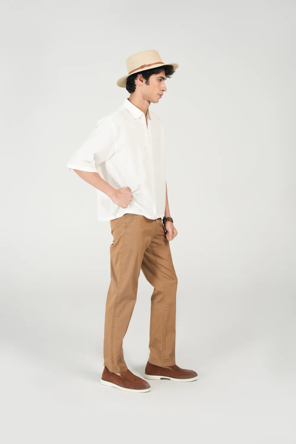 BOXY FIT LINEN SHIRT - Image 2