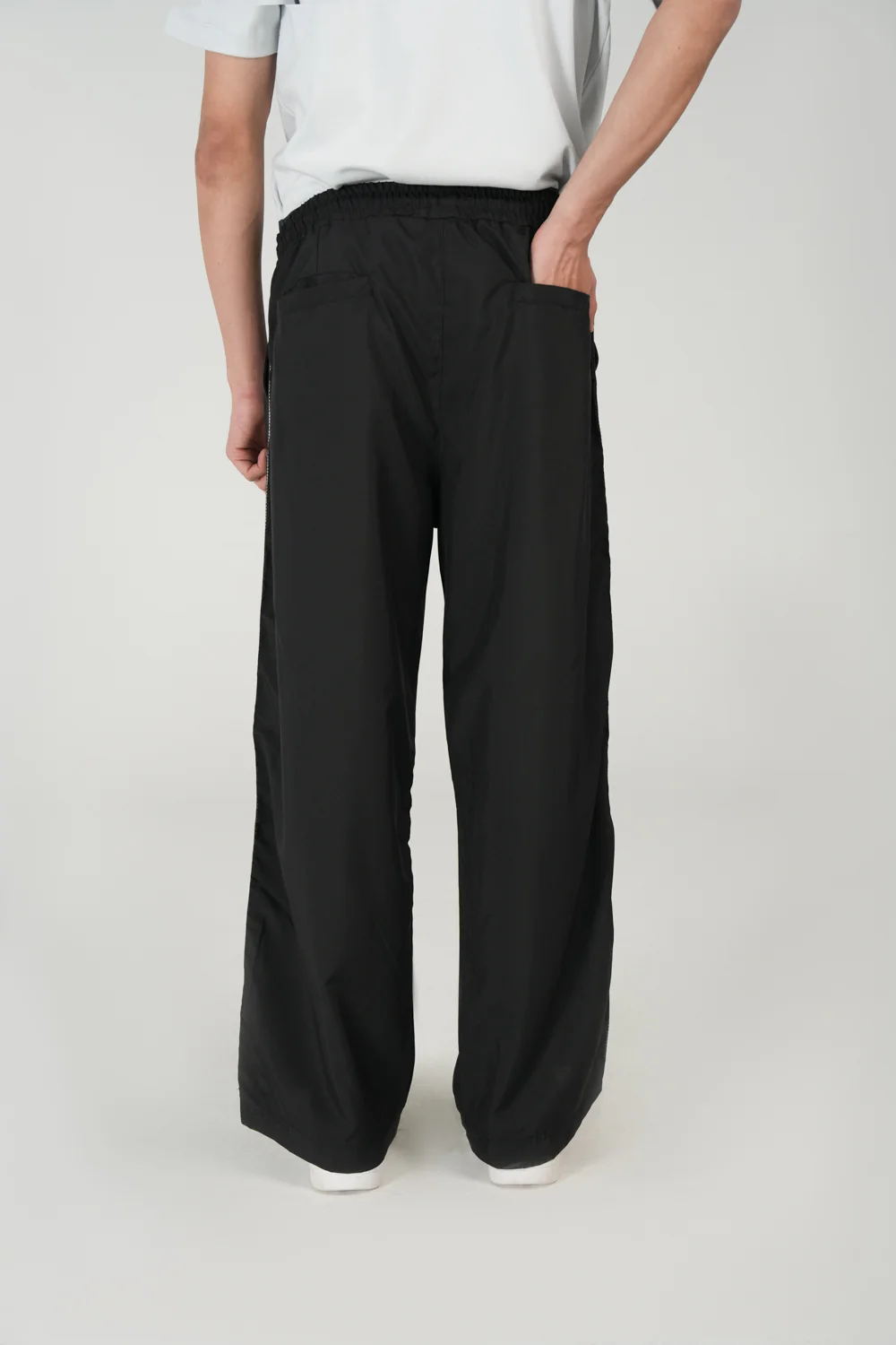 WIDE LEG FIT JOGGER WAIST TROUSER - Image 3