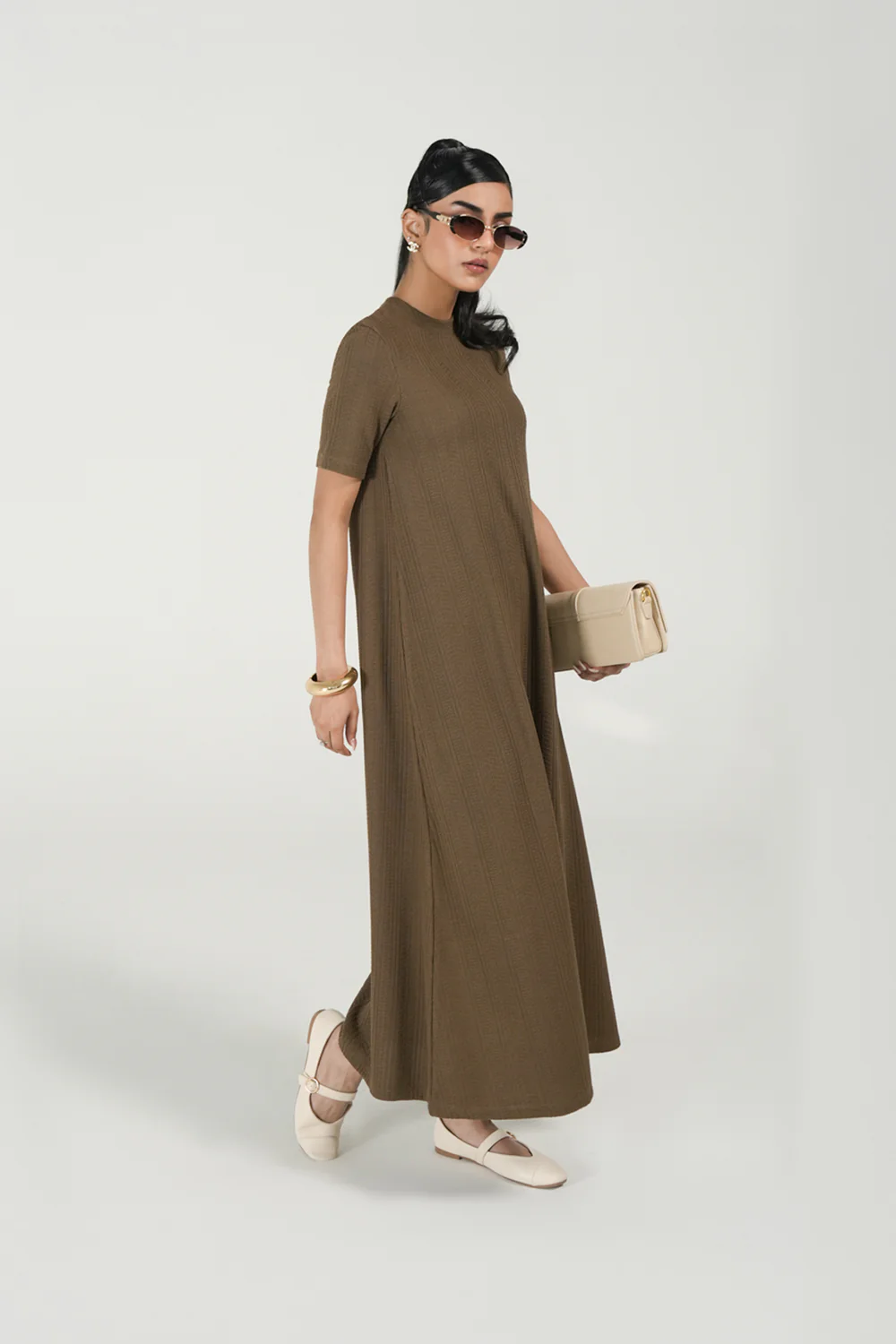 LONG KNIT DRESS - Image 2